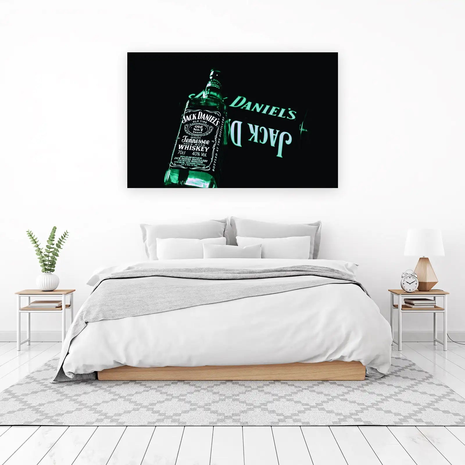 Jack Daniel's Whiskey Bottle Wall Art