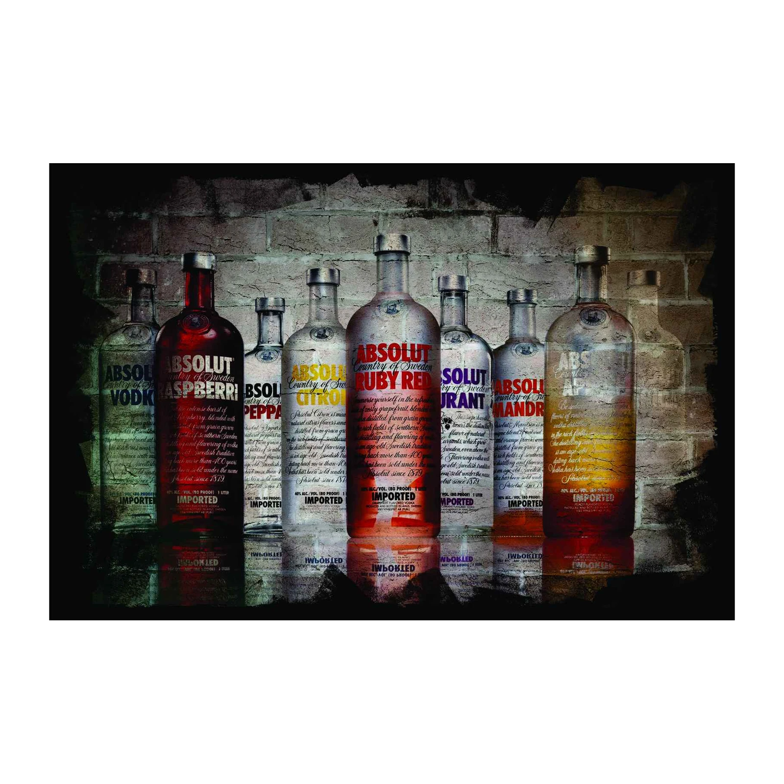 Absolut Vodka Collection Wall Art Wall Art