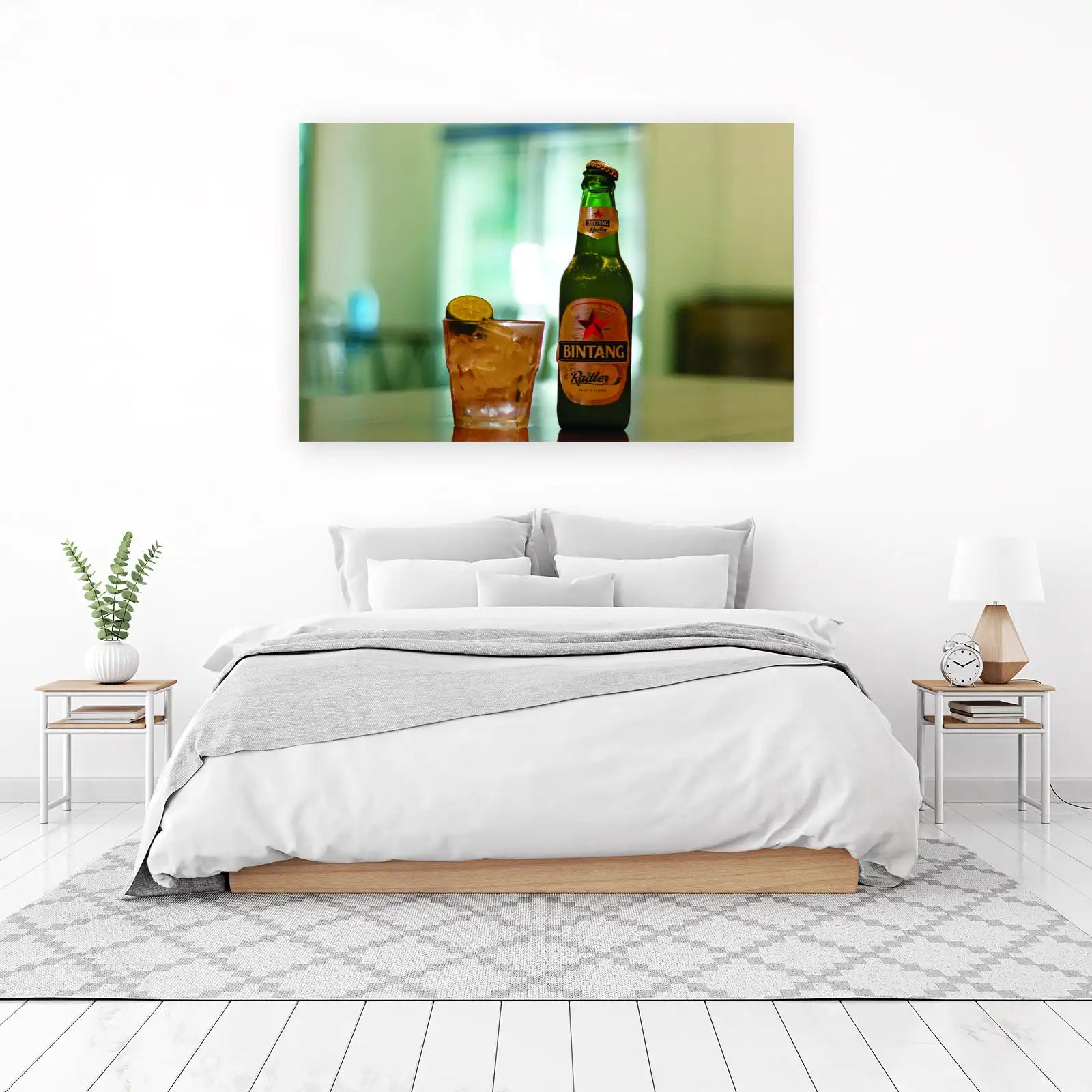 Refreshing Bintang Radler Beer Lime Wall Art