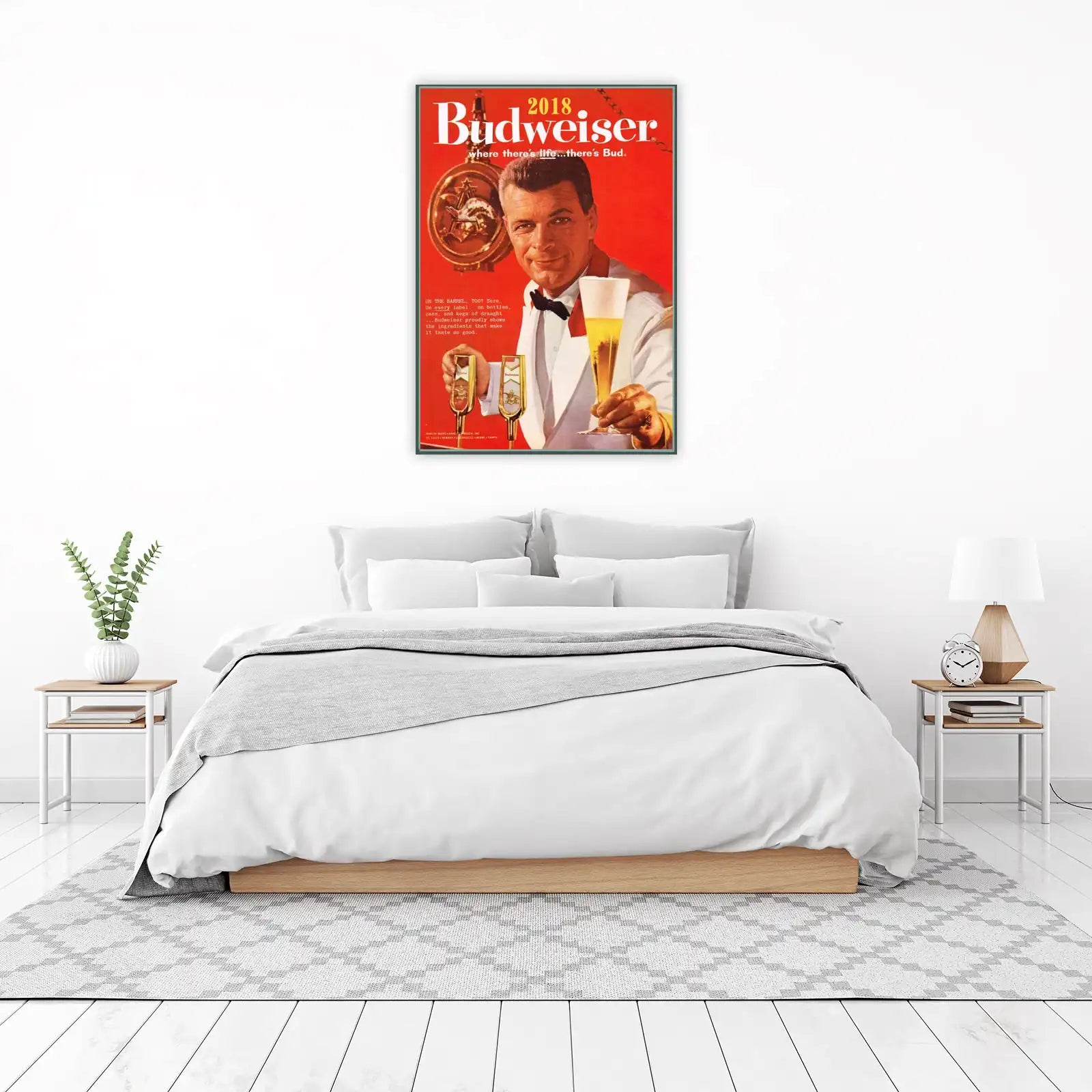 Vintage Budweiser Ad Wall Art