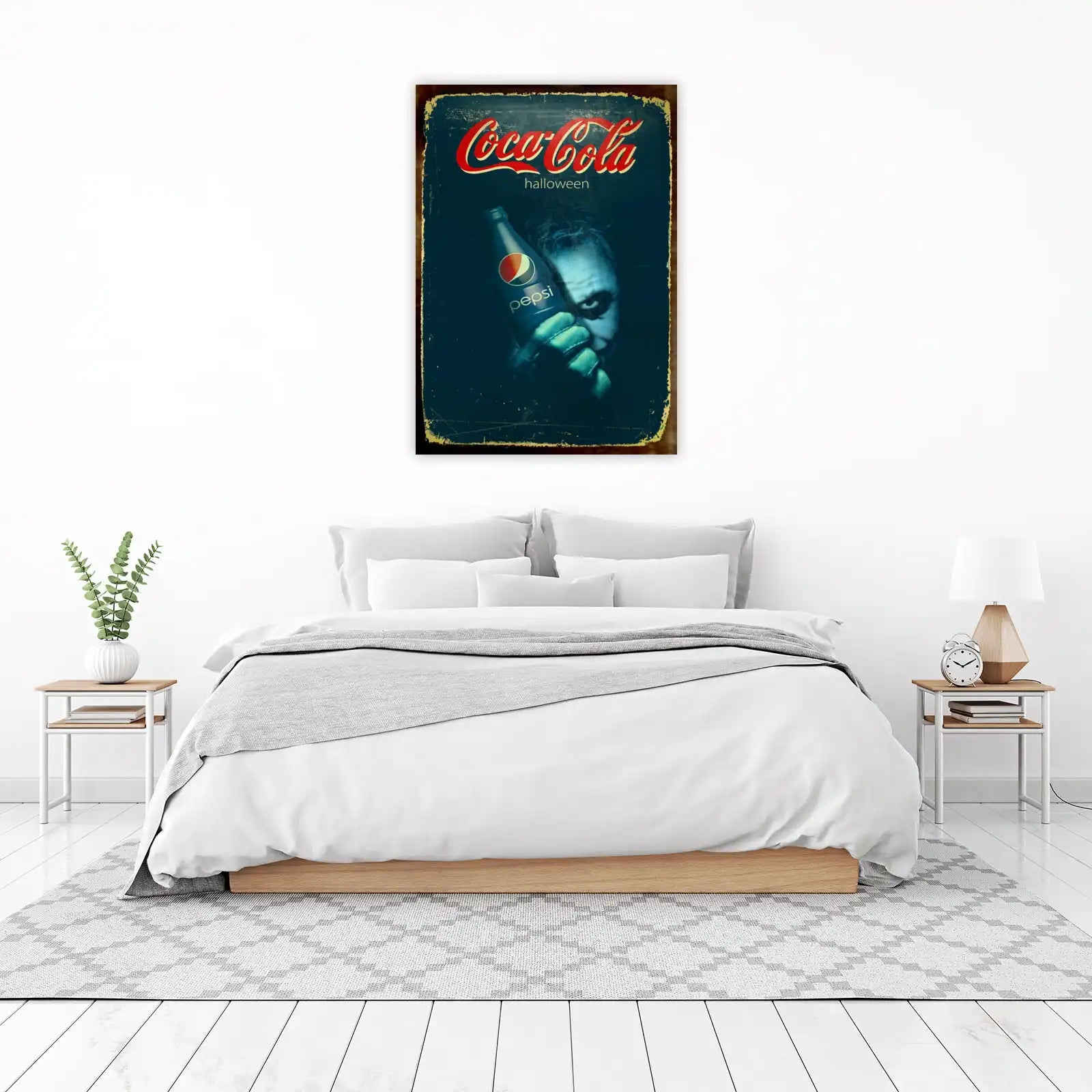 Joker Pepsi Halloween Vintage Coca-Cola Wall Art