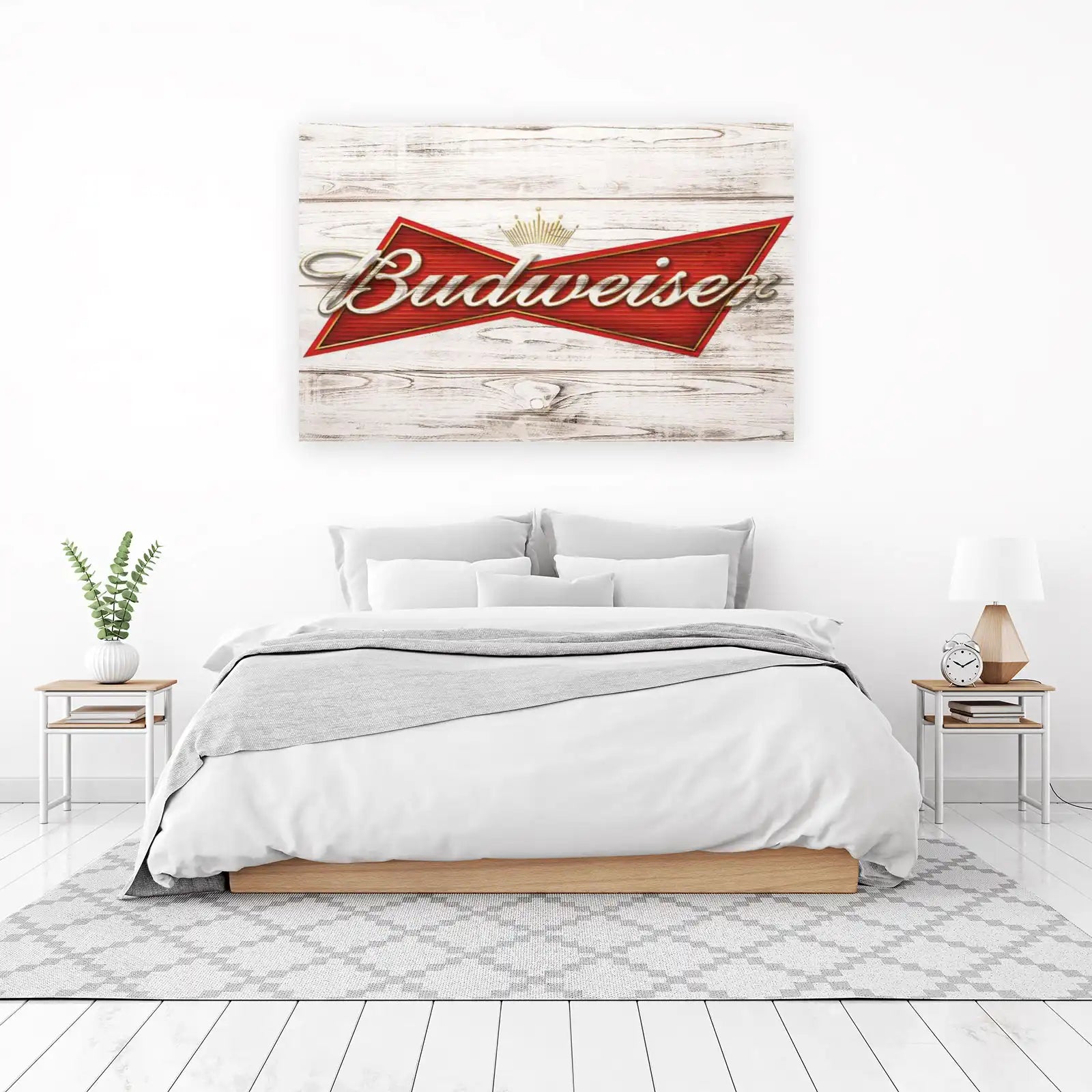 Classic Budweiser Logo Vintage Wall Art Wall Art