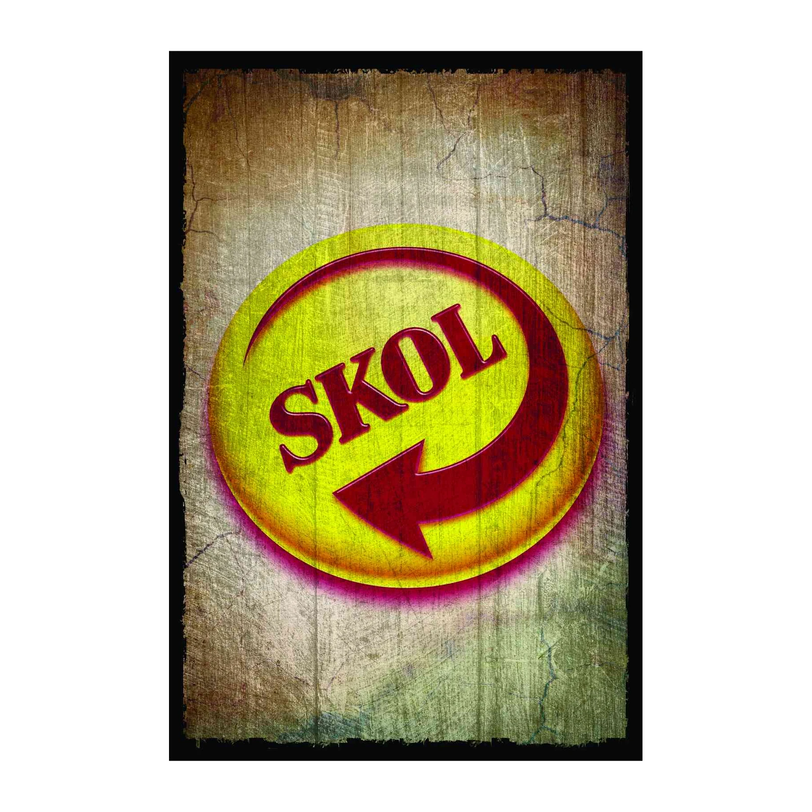 Retro Skol Beer Logo Wall Art Wall Art