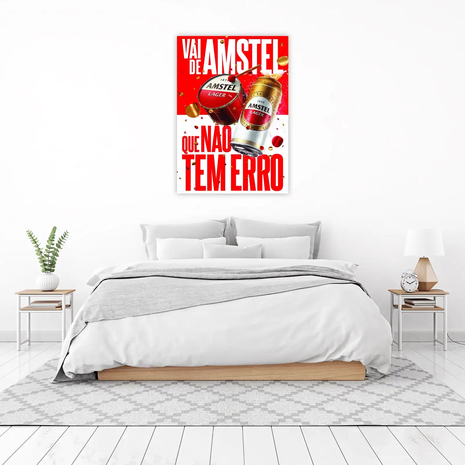 Bold Amstel Lager Drum & Can Wall Art