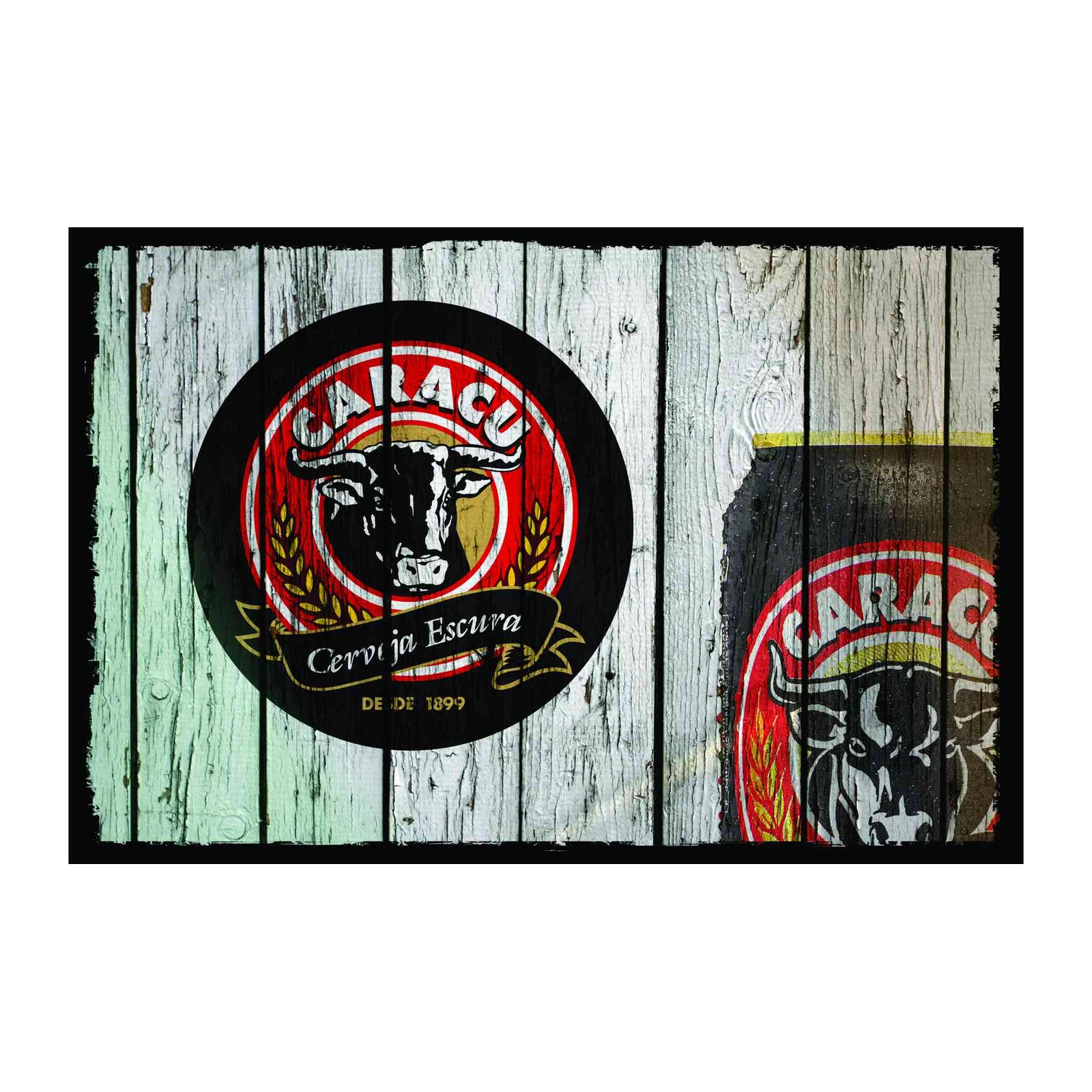 Rustic Bull 'Caracu' Dark Lager Wall Art