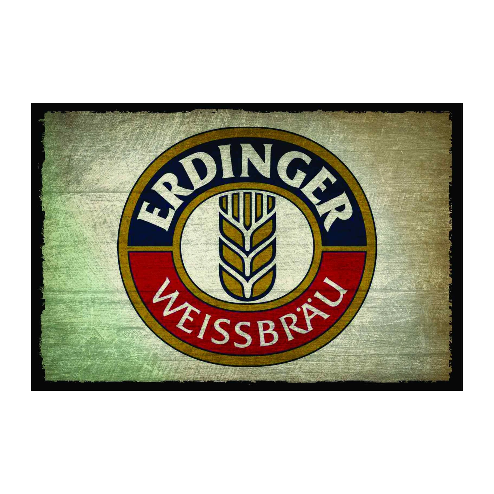 Vintage Erdinger Weissbier Logo Wall Art