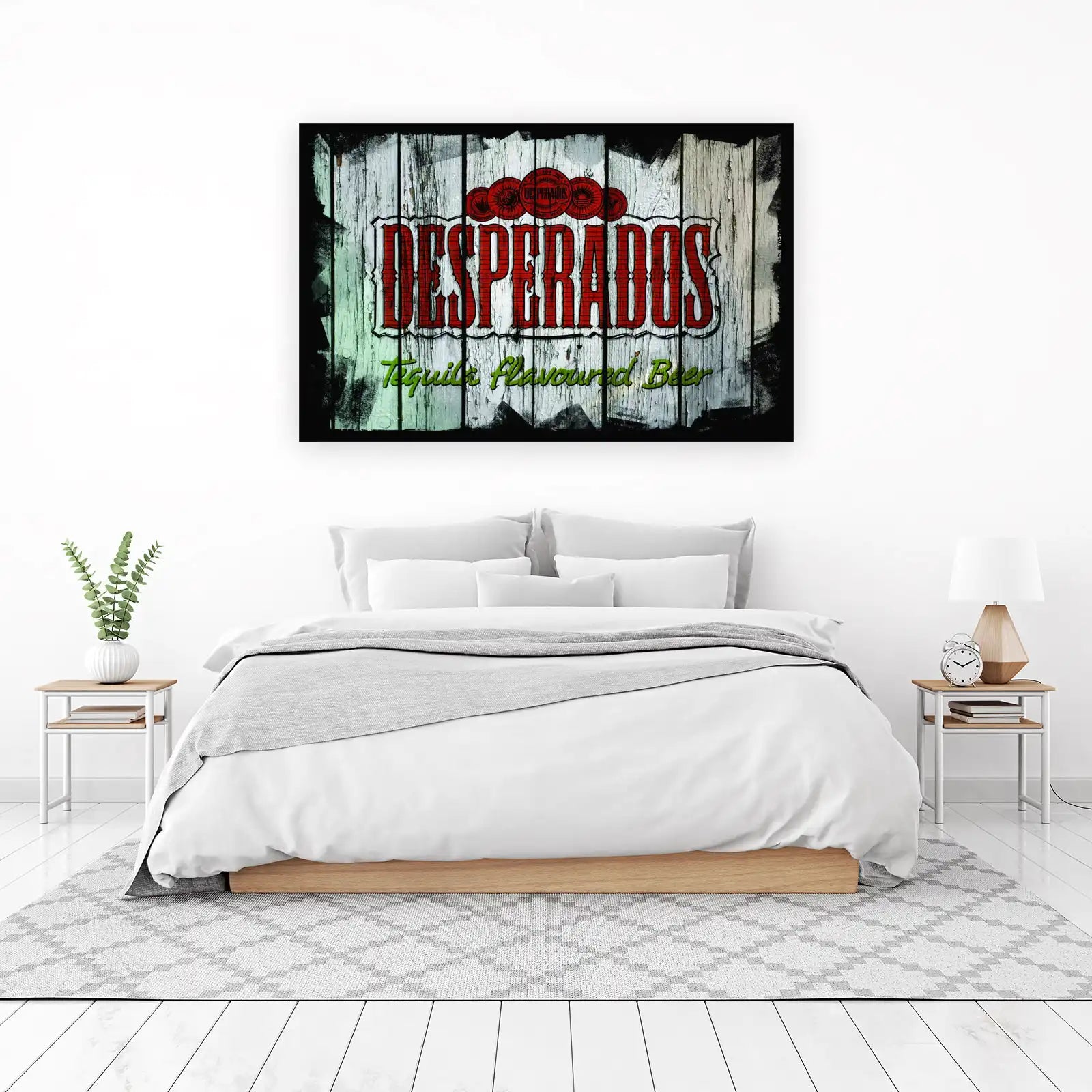 Desperados Tequila Flavoured Beer Rustic Wall Art