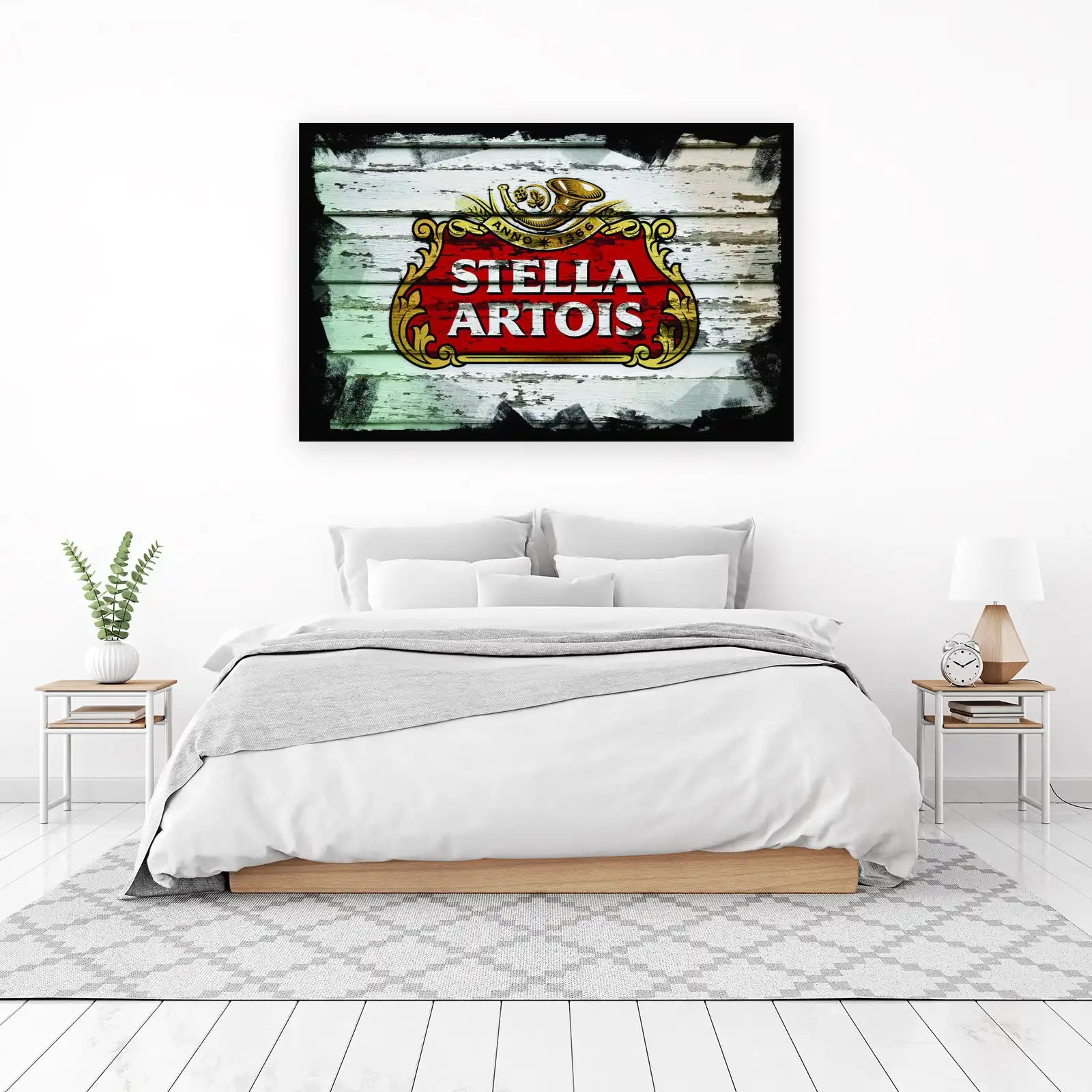 Vintage Stella Artois Logo Wall Art