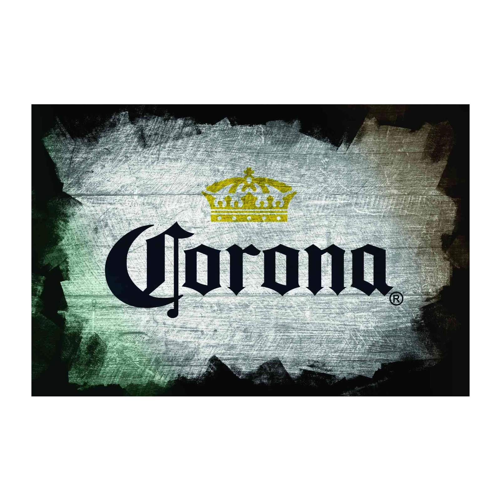 Vintage Corona Crown Logo Wall Art