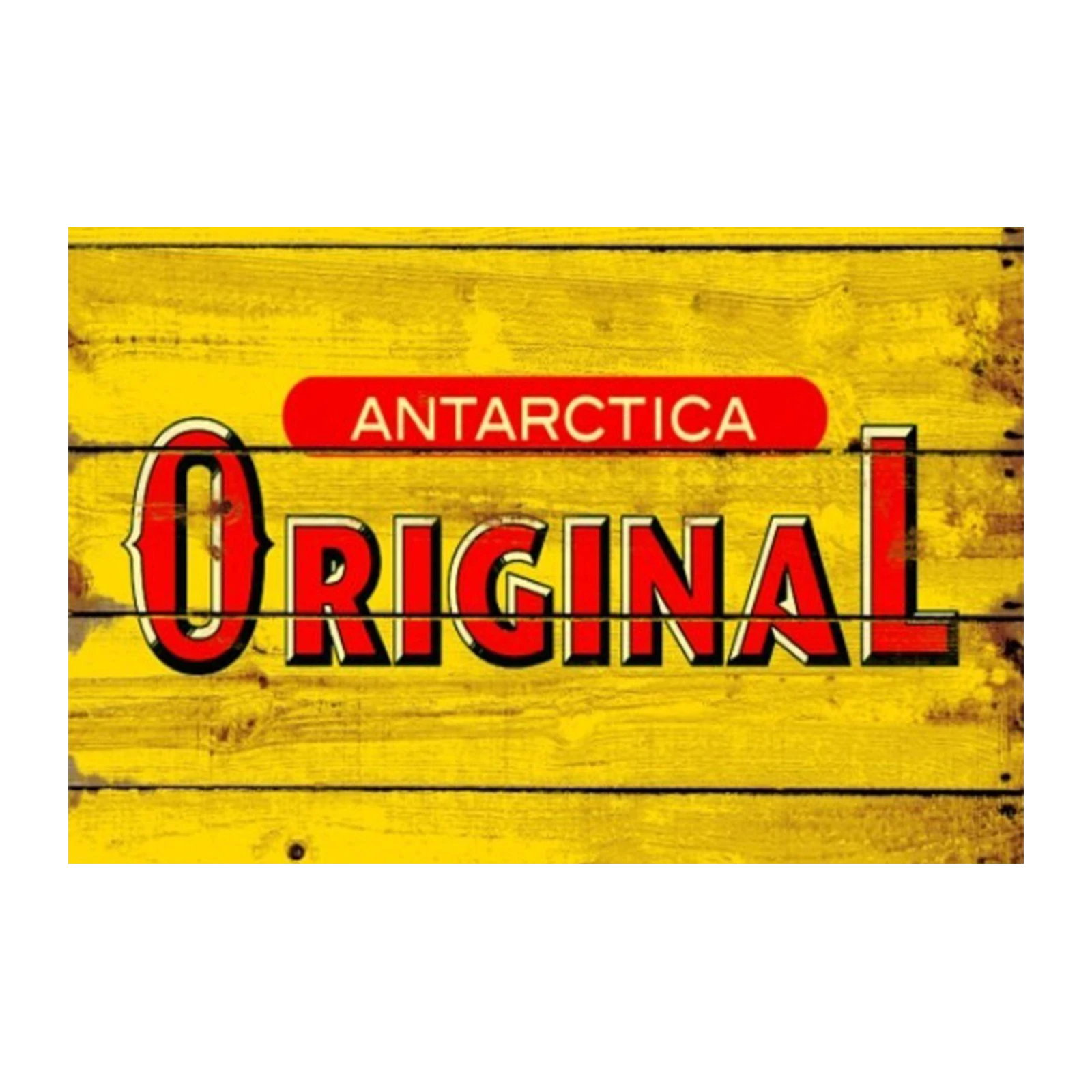 Antarctica Original Retro Wood Wall Art