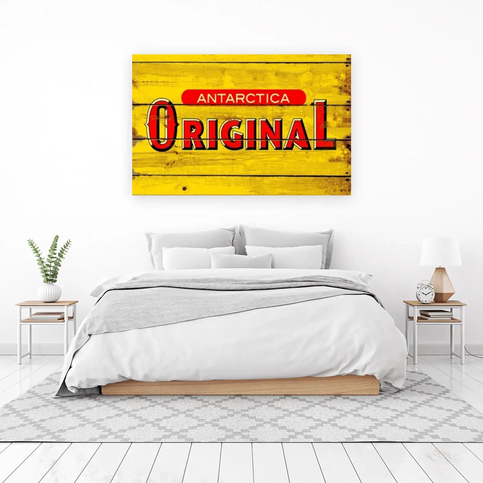 Antarctica Original Retro Wood Wall Art