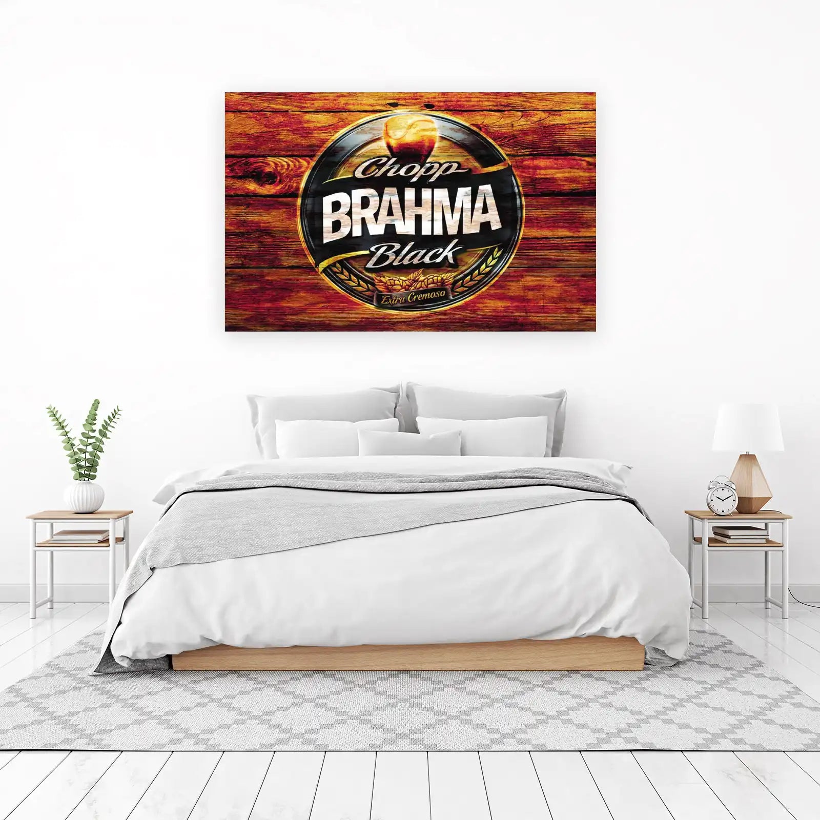 Brahma Black Chopp "Extra Cremoso" Wall Art