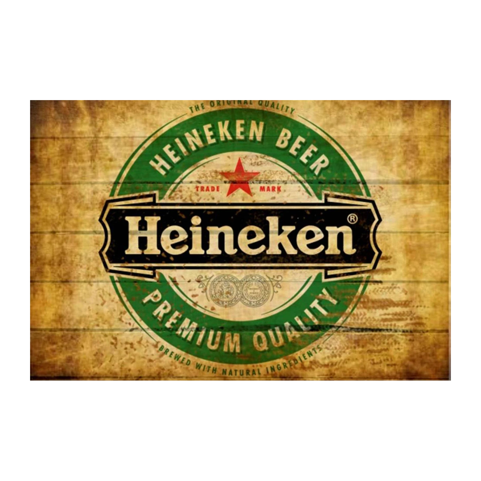 Vintage Heineken Premium Quality Wall Art