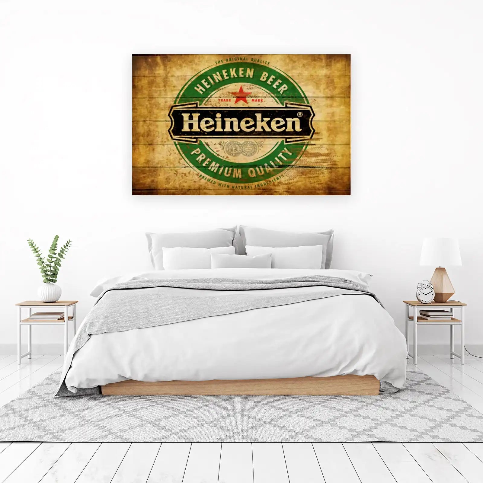 Vintage Heineken Premium Quality Wall Art