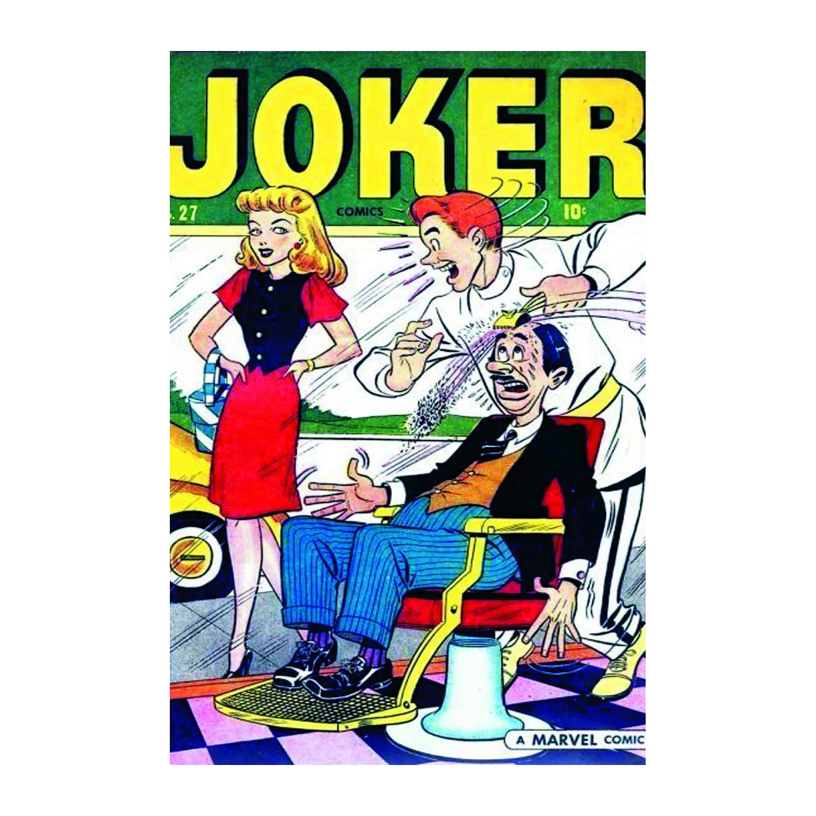 Vintage Joker Comics No. 27 Wall Art