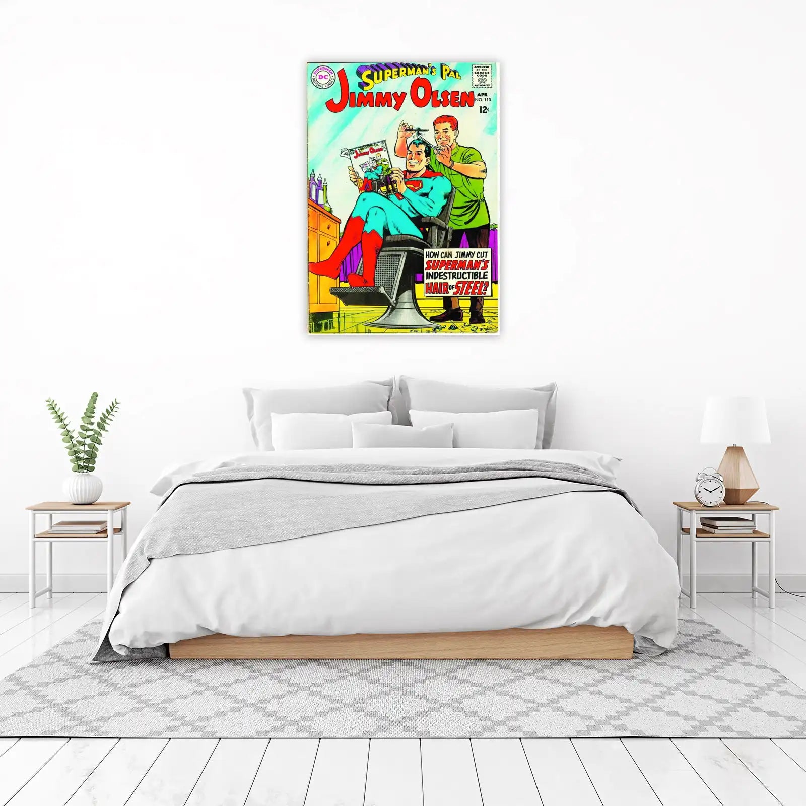 Retro Superman Pal Jimmy Olsen Comic Cover Wall Art