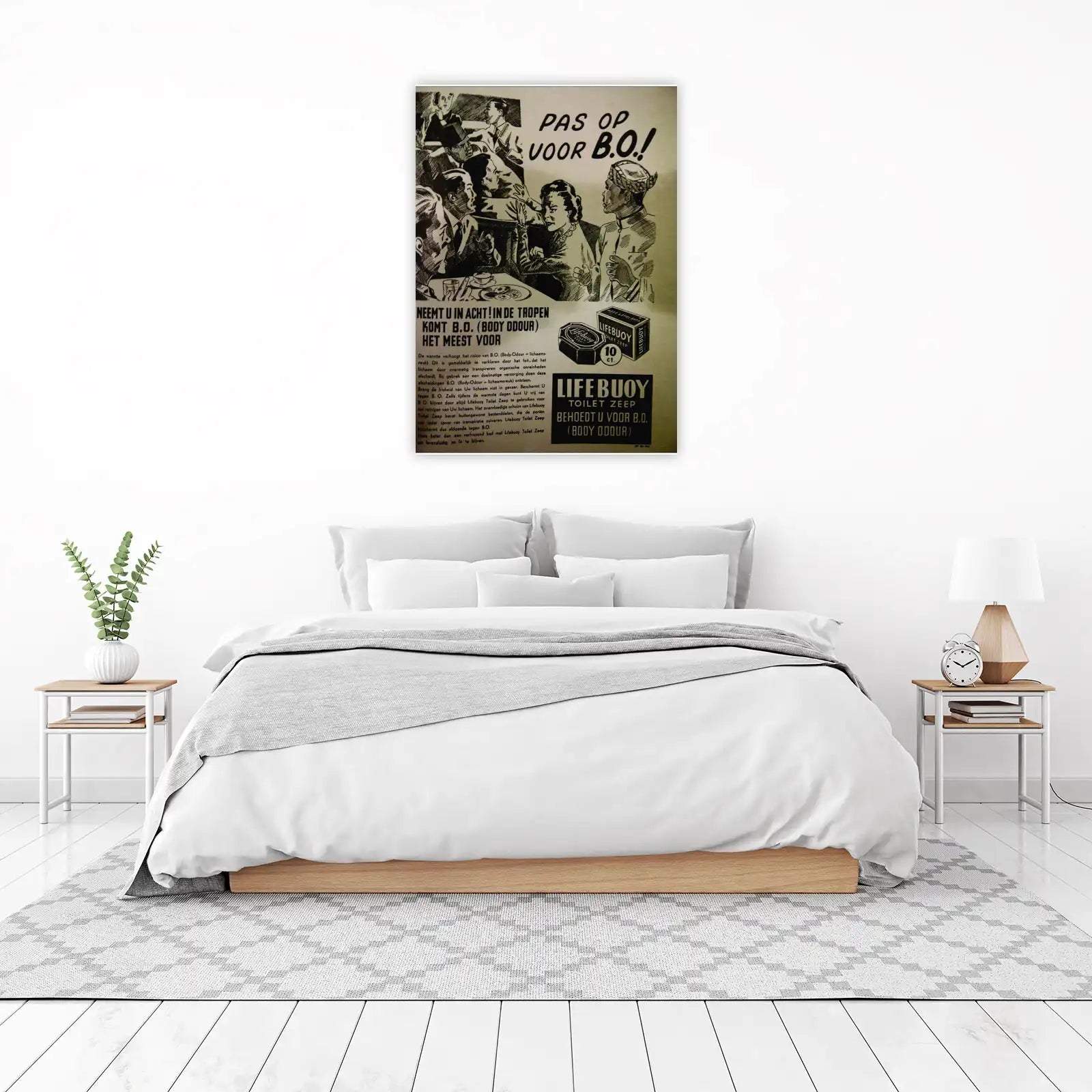Vintage Lifebuoy BO Prevent Vintage Wall Art