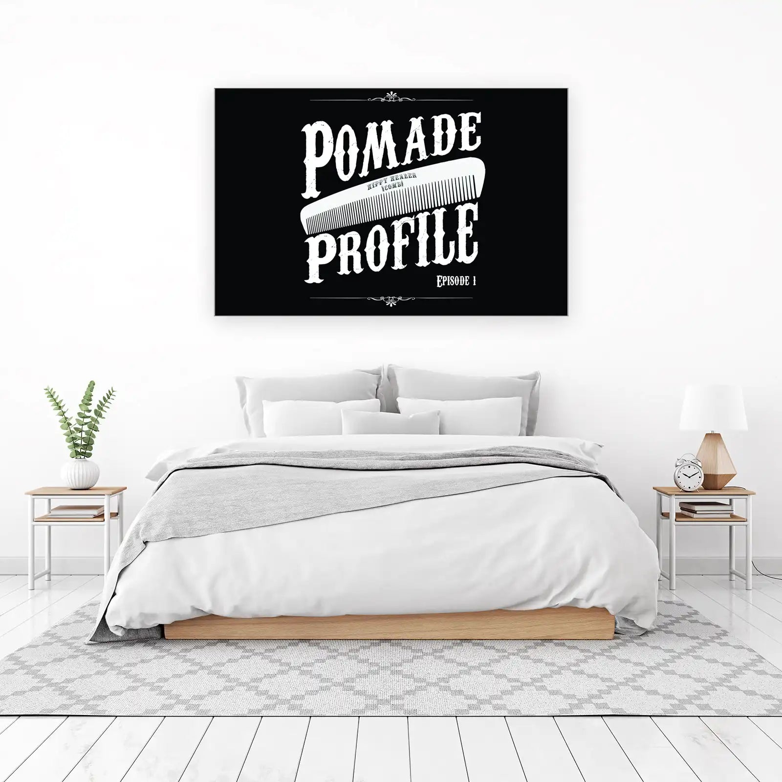 Pomade Profile Episode 1 Vintage Art Wall Art
