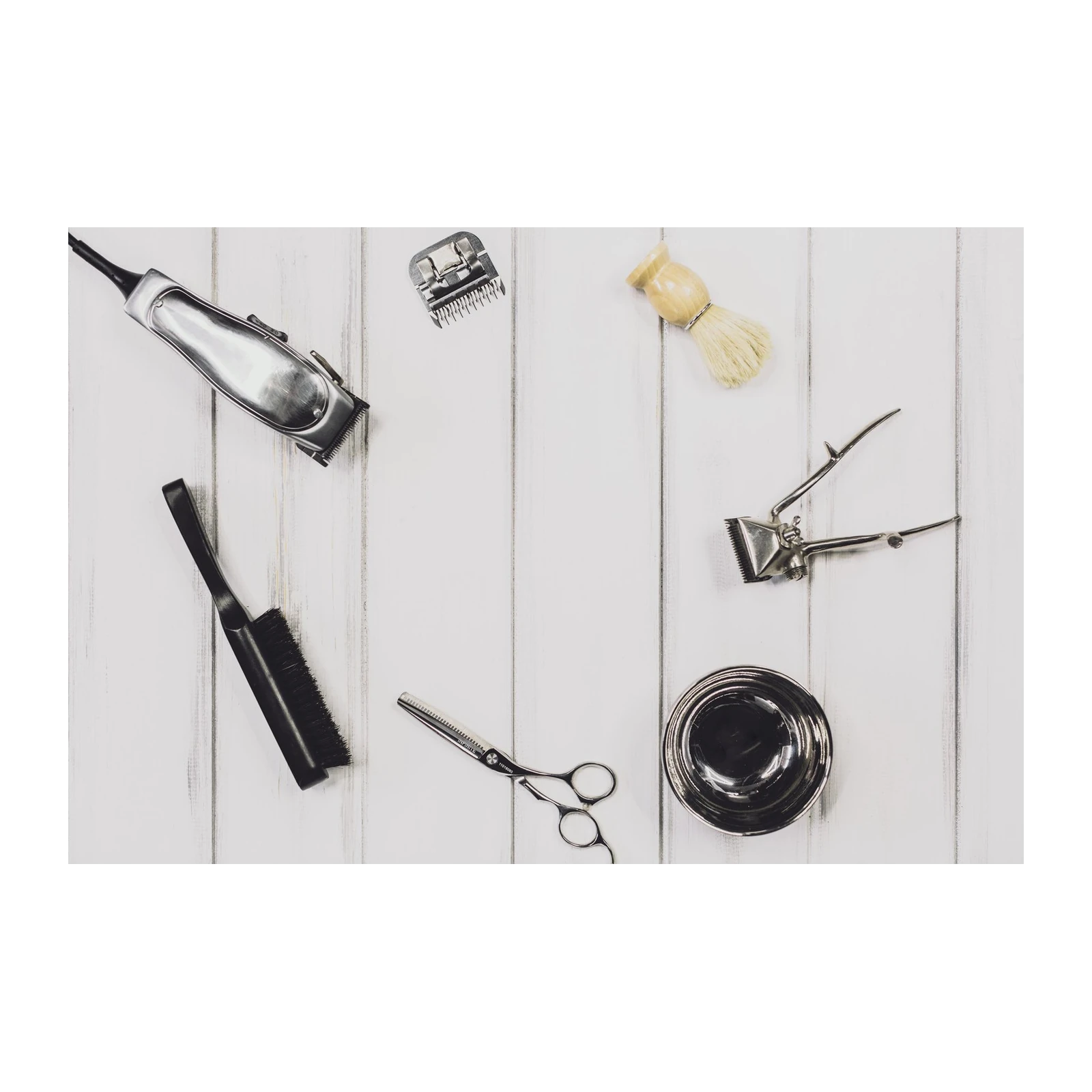 Vintage Barber Tools Aesthetic Wall Art