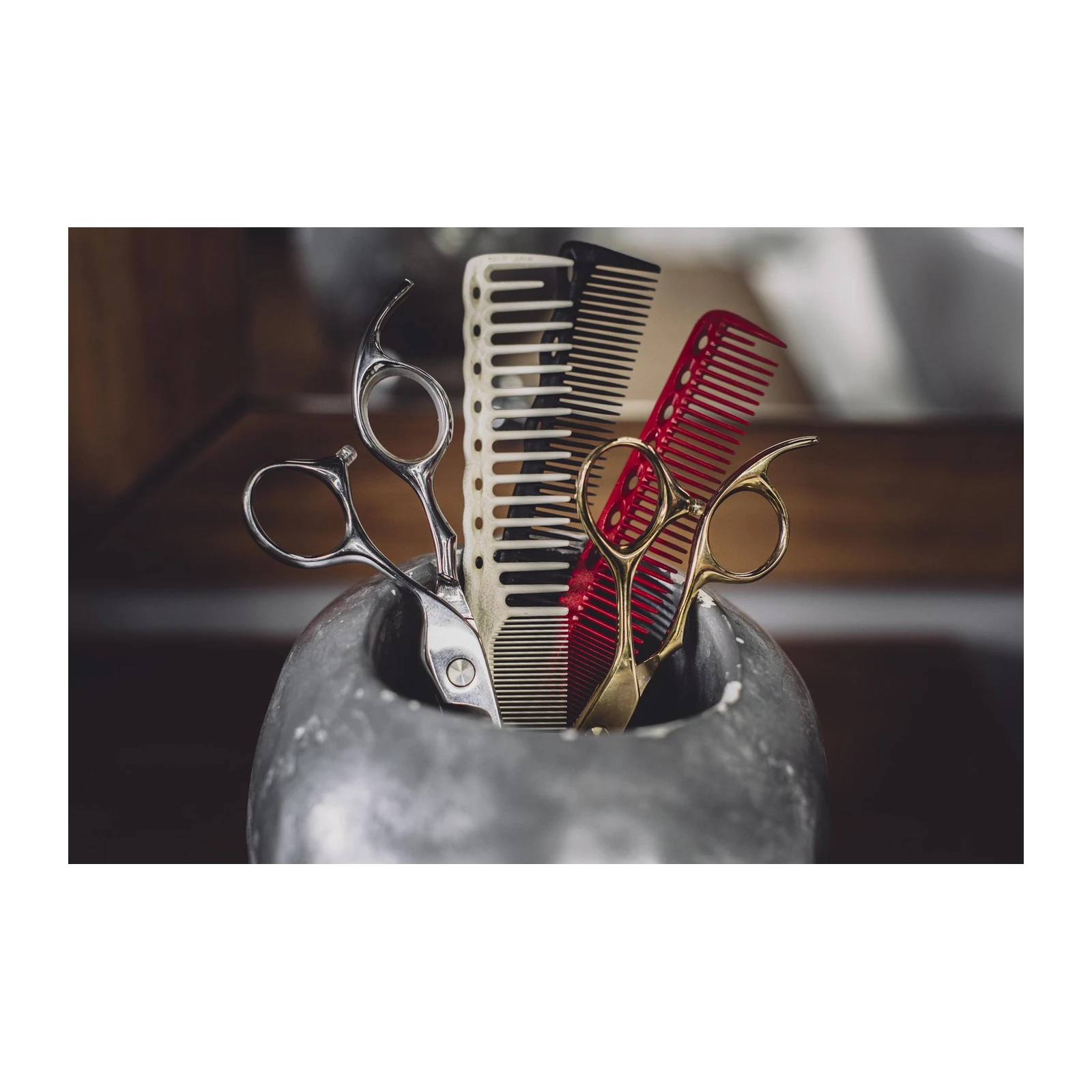Barber Tools & Scissors Wall Art