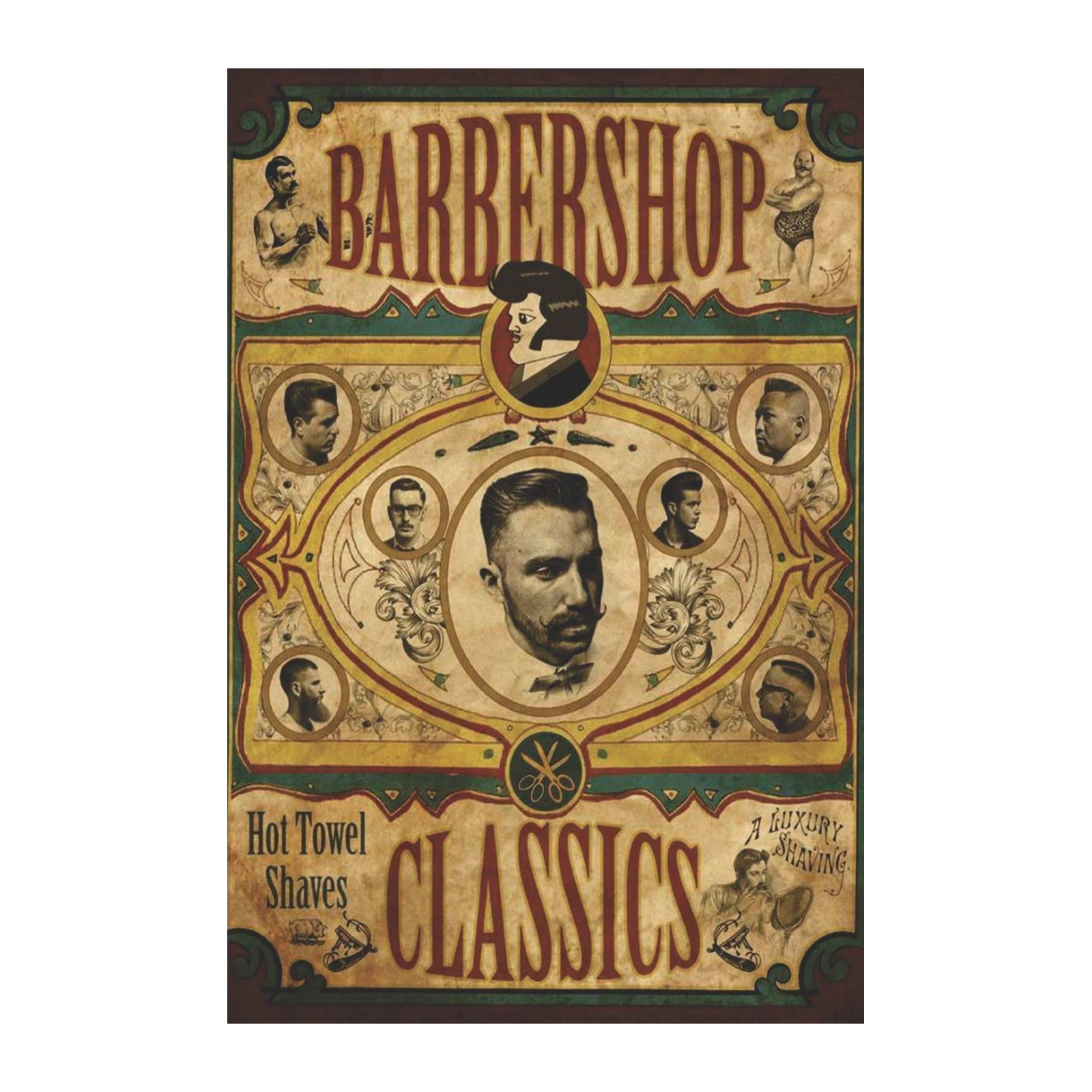 Vintage Barbershop Classics Wall Art