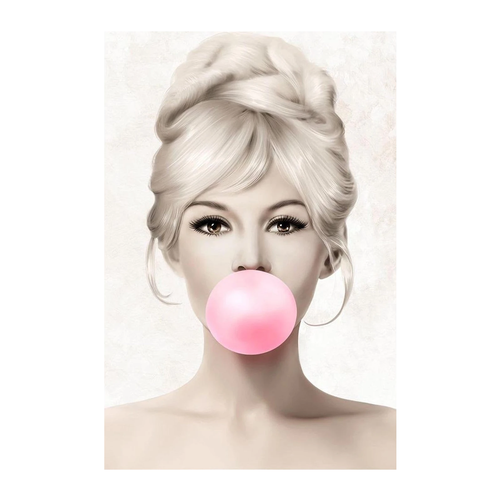 Glamorous Bubblegum Pop Art Wall Art