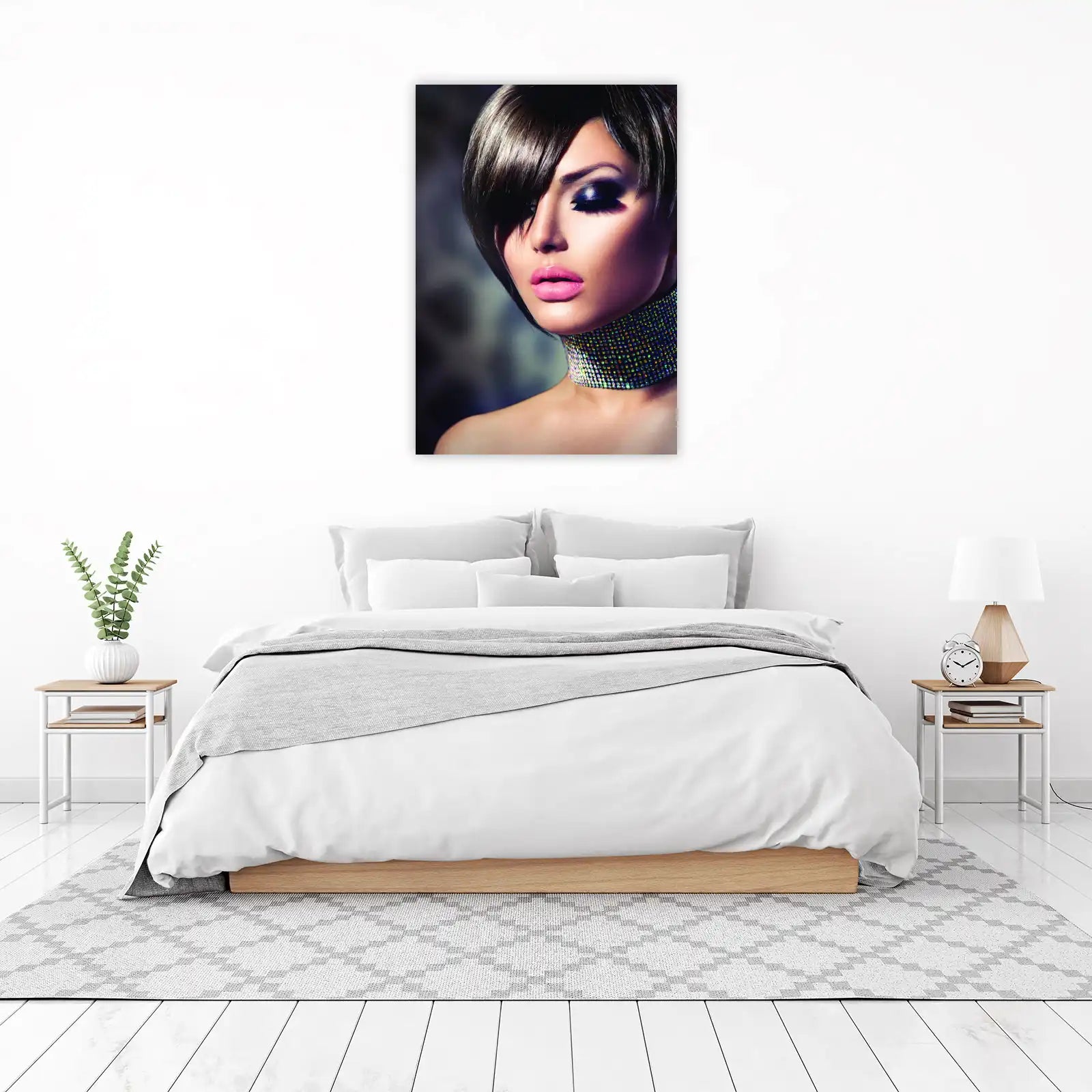 Glamorous Diva Portrait Wall Art