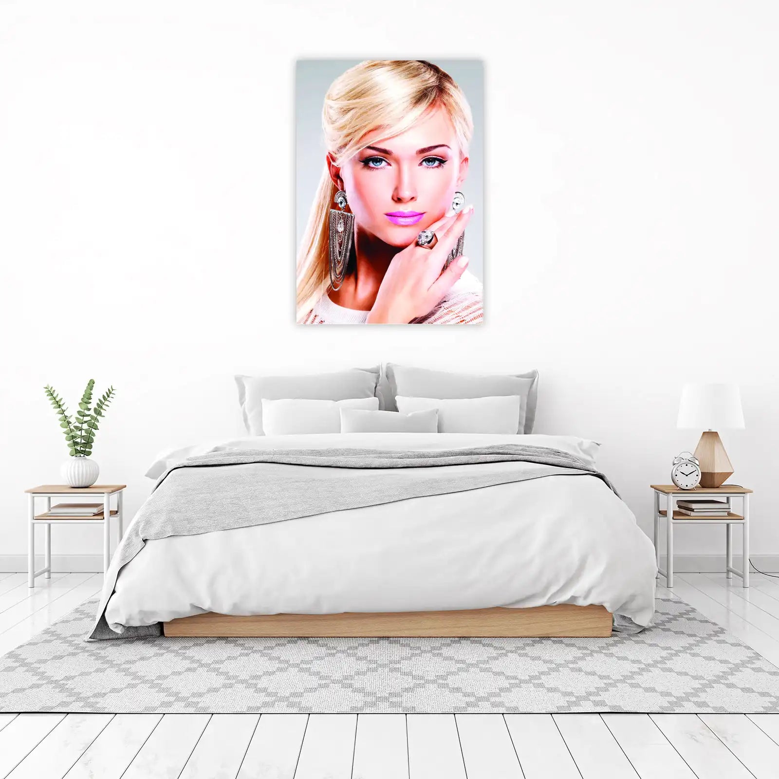 Glamorous Woman Portrait Wall Art