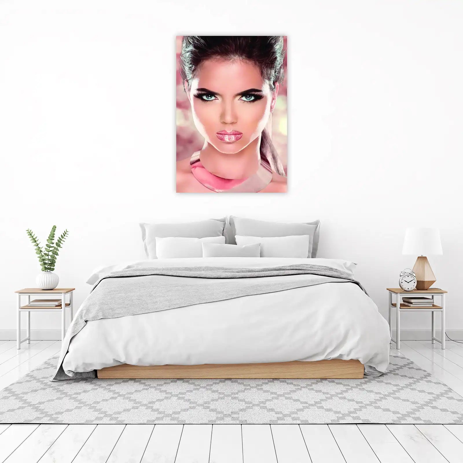 Glamorous Diva Portrait Wall Art
