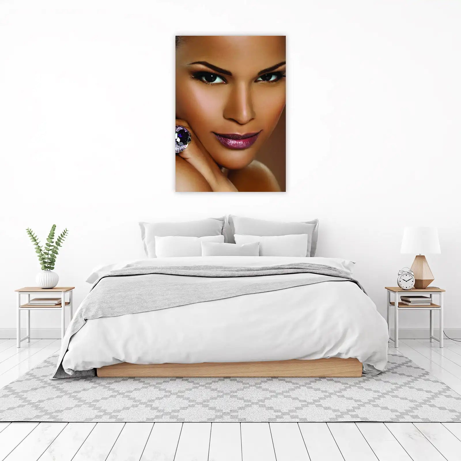 Glamorous Woman Portrait Fine Art Wall Art