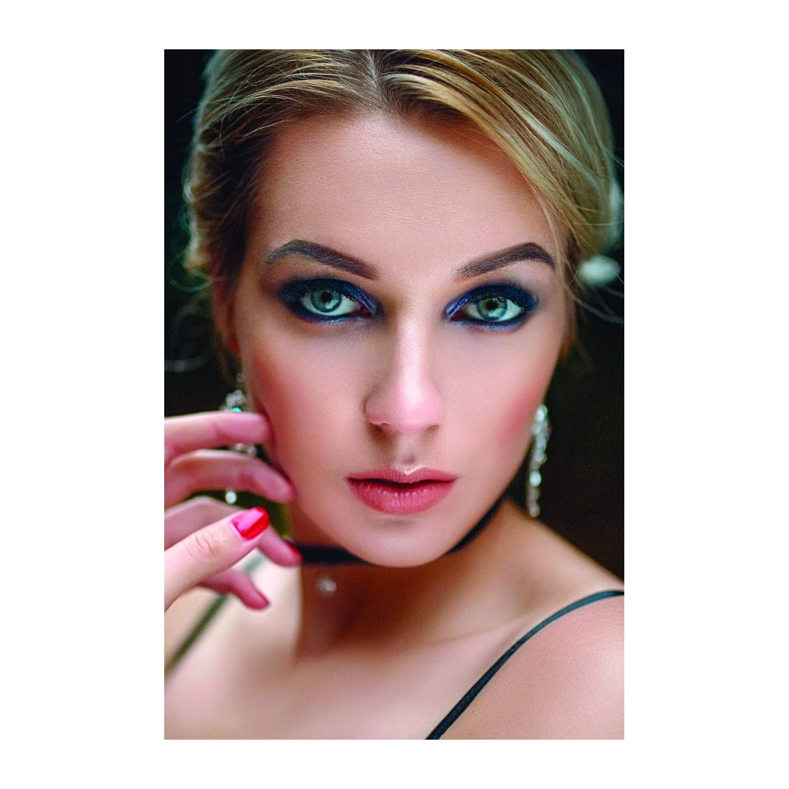 Captivating Eyes Portrait Wall Art