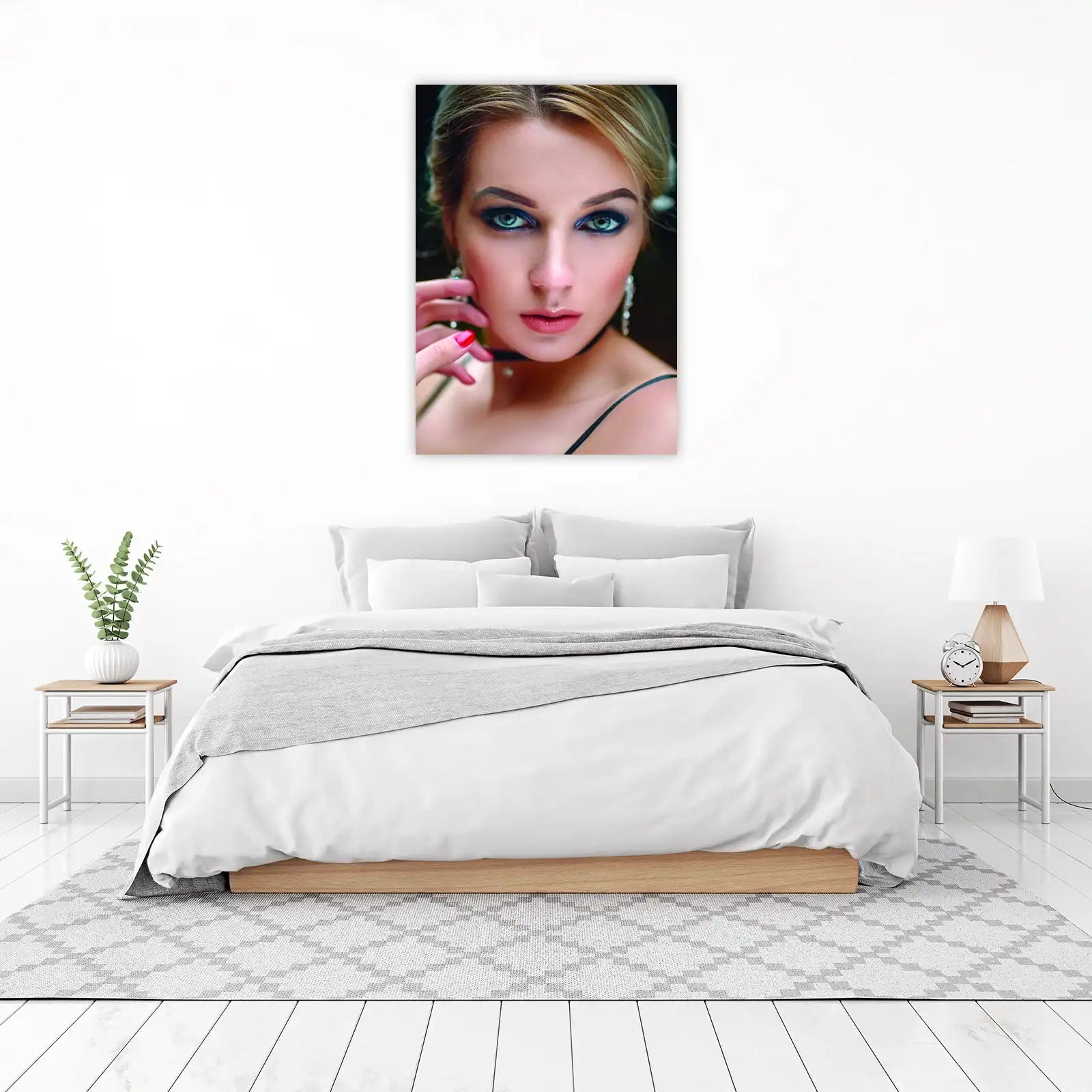 Captivating Eyes Portrait Wall Art