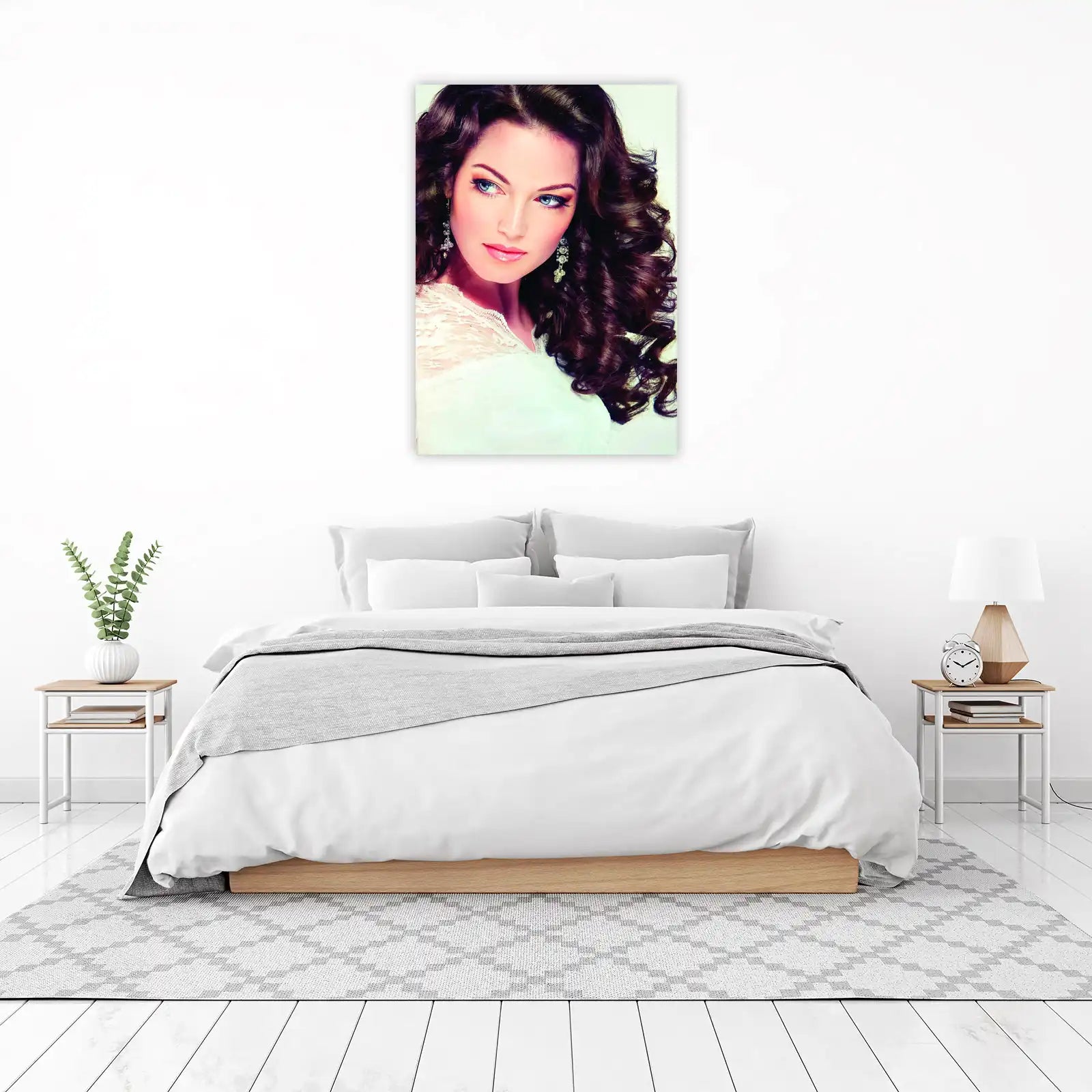 Captivating Woman Portrait Wall Art