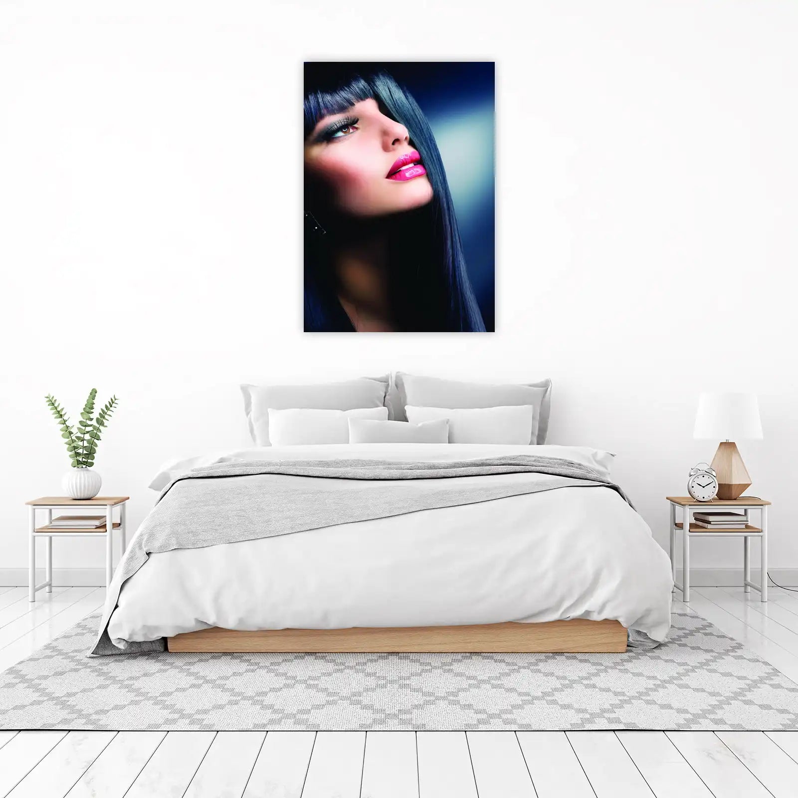 Glamorous Lips & Lashes Wall Art