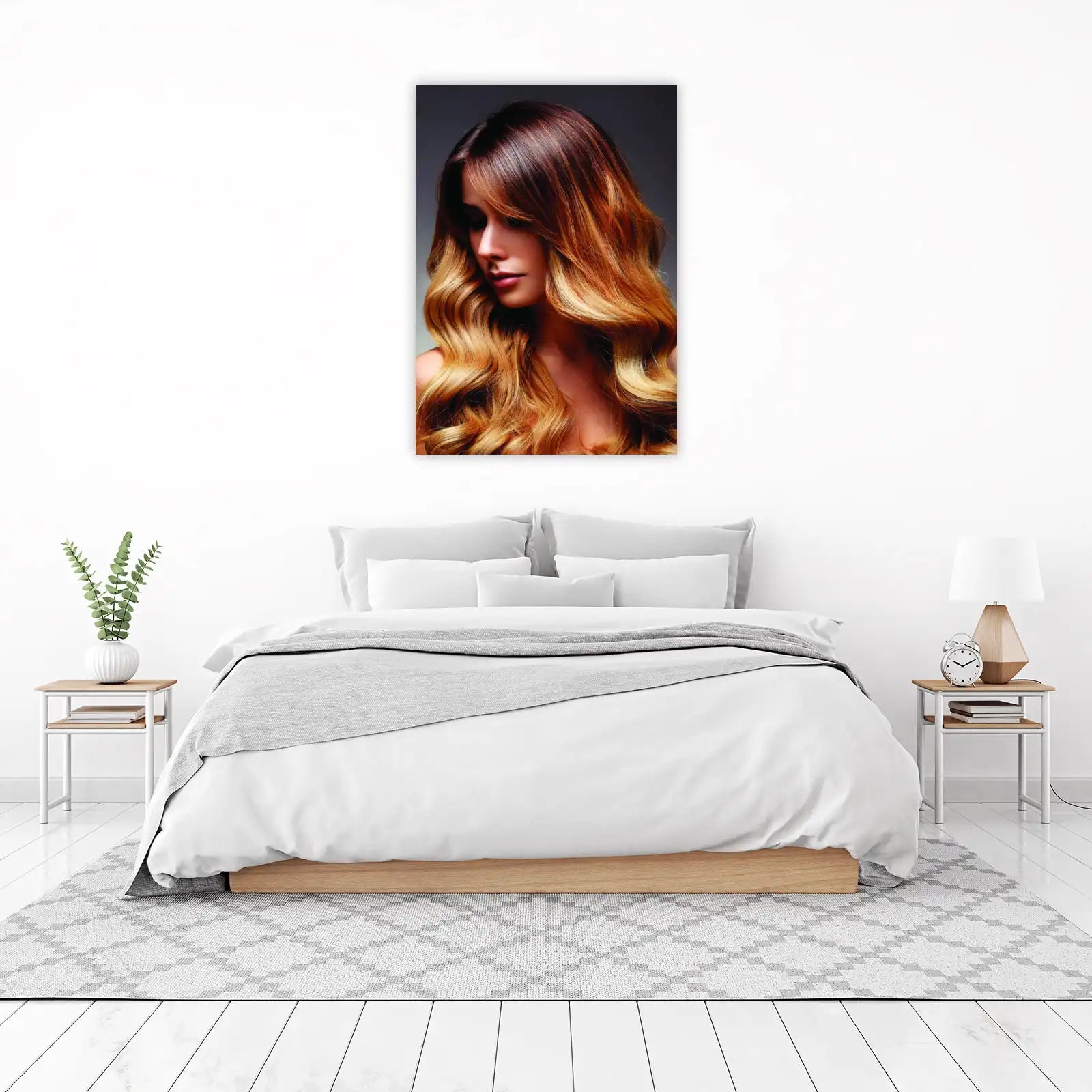 Ombre Hair Beauty Fashion Wall Art