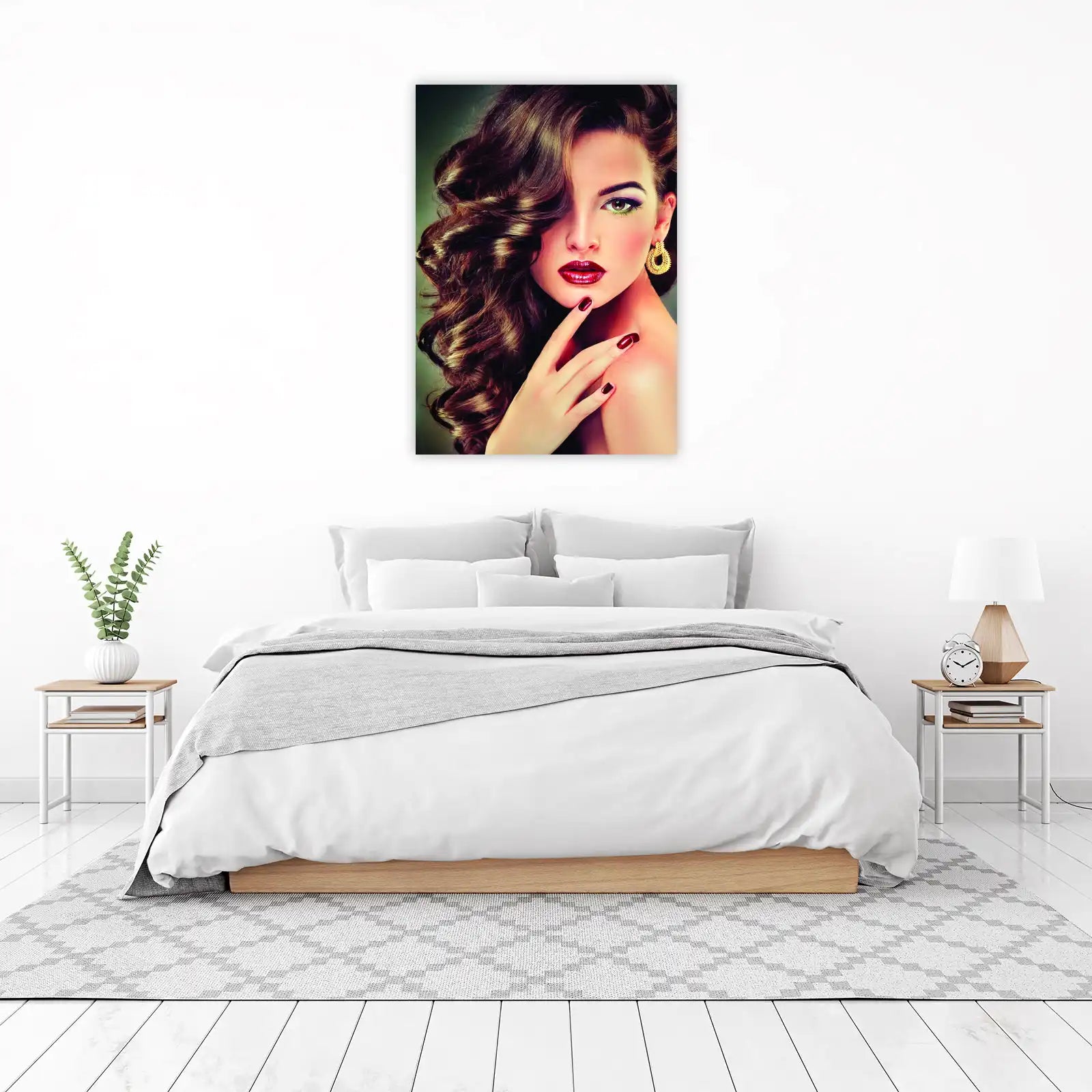 Glamorous Woman Beauty Portrait Wall Art