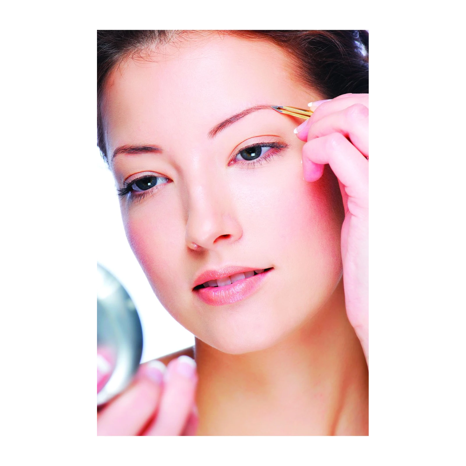 Elegant Beauty Eyebrow Tweezing Wall Art