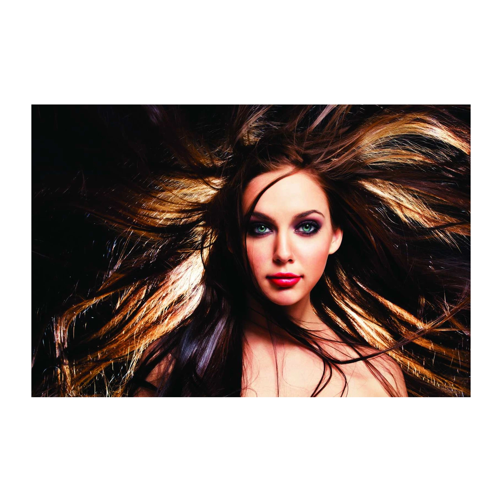 Elegant Woman's Flowing Hair Wall Art