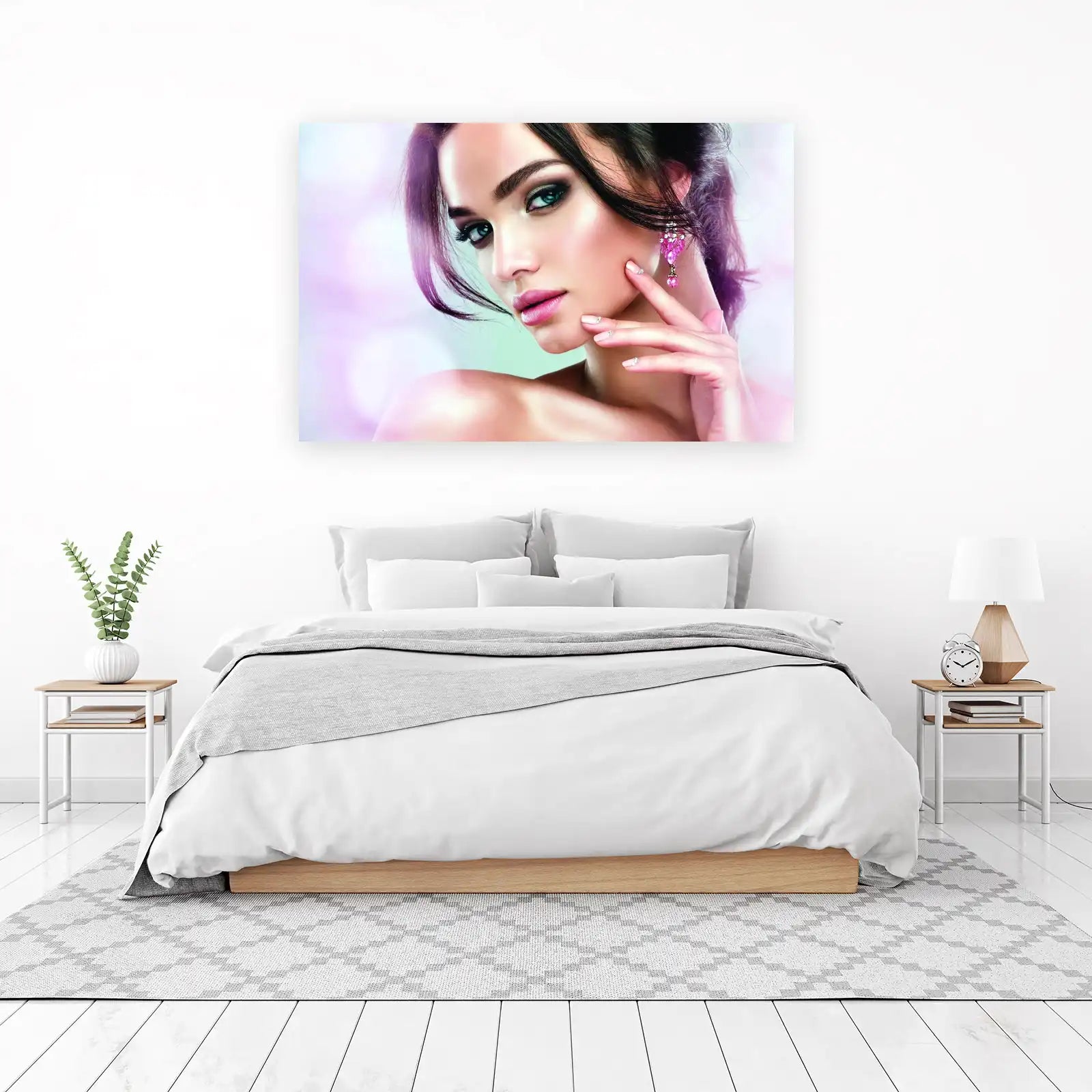 Glamorous Woman Portrait Wall Art