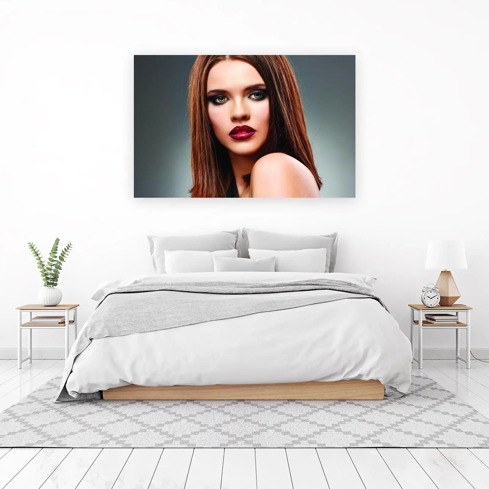 Glamorous Woman Portrait Wall Art