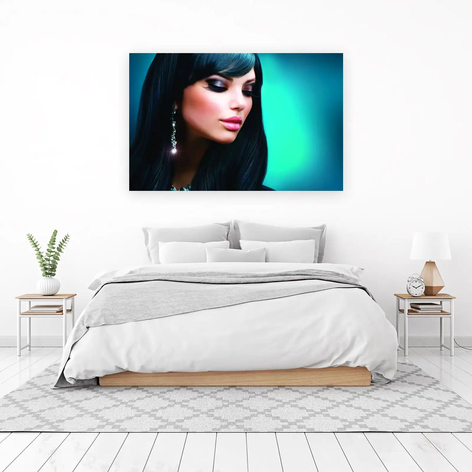 Glamorous Woman Portrait Wall Art