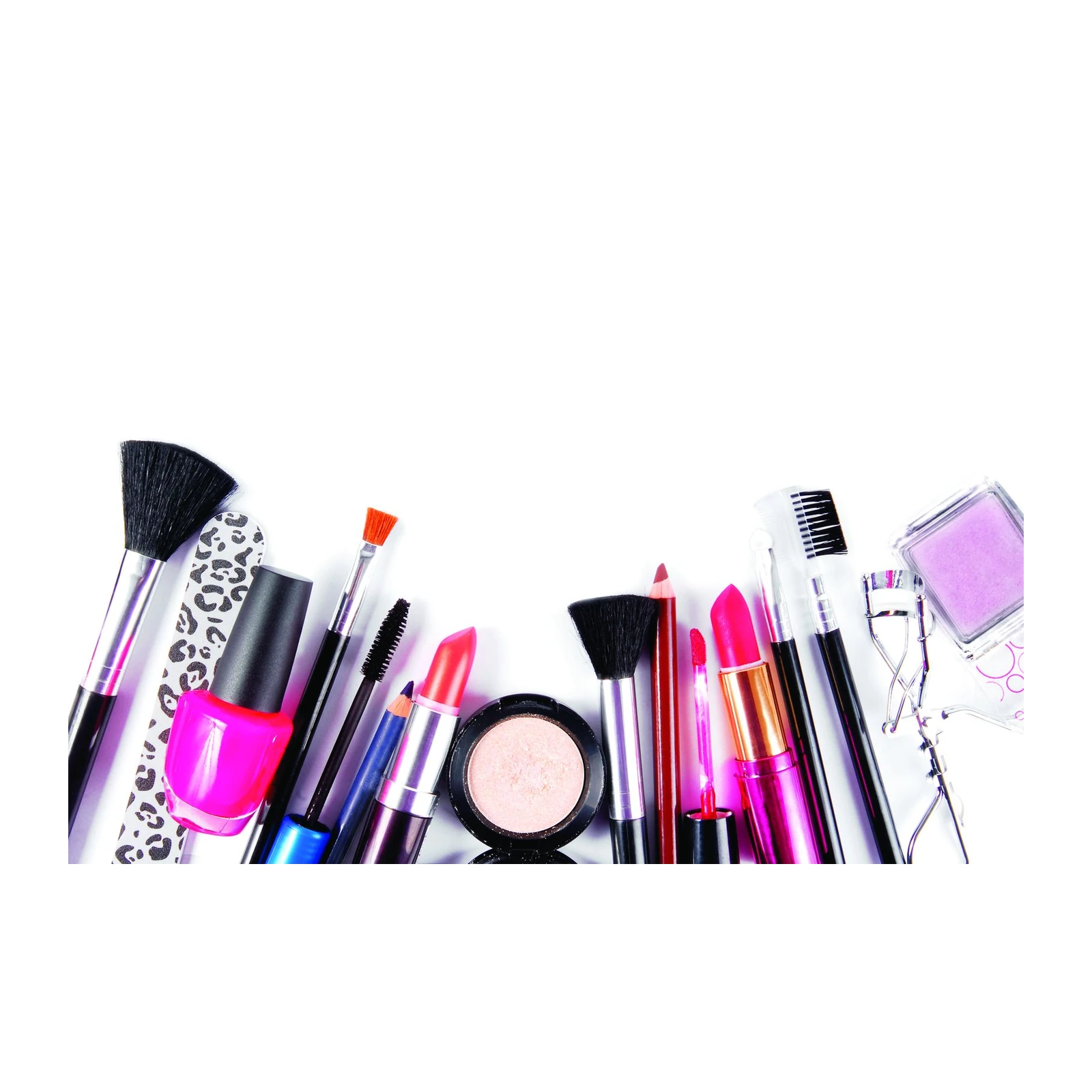 Vibrant Makeup Collection Wall Art