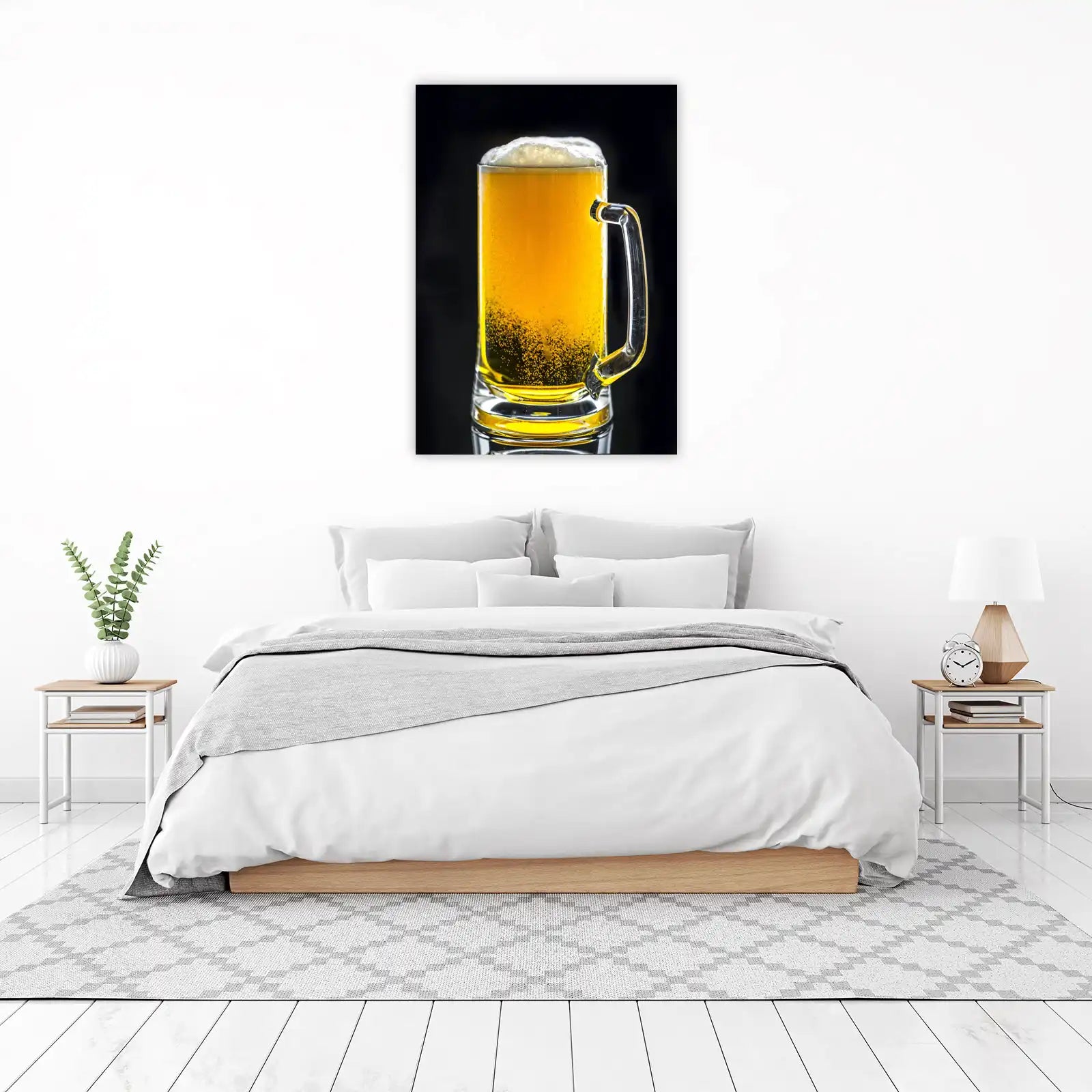 Golden Ale Refreshment Close-Up Wall Art