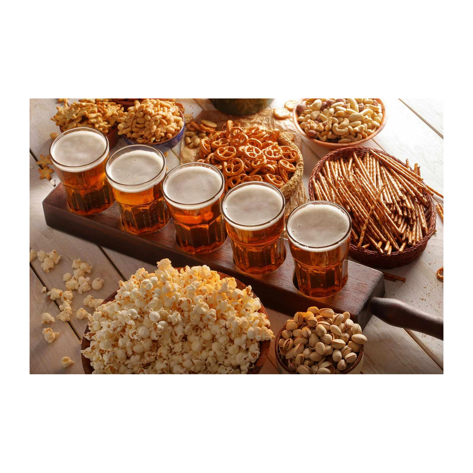 Beer Tasting Snacks Wall Art