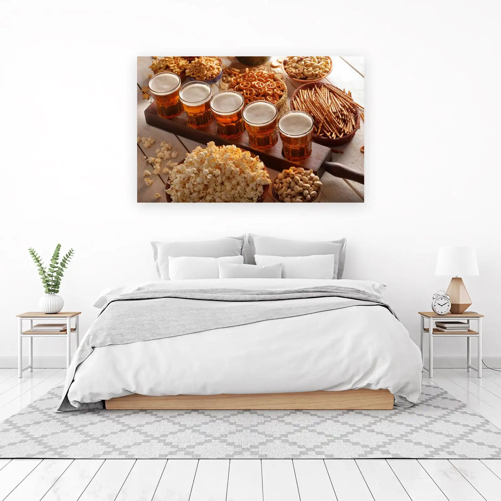 Beer Tasting Snacks Wall Art
