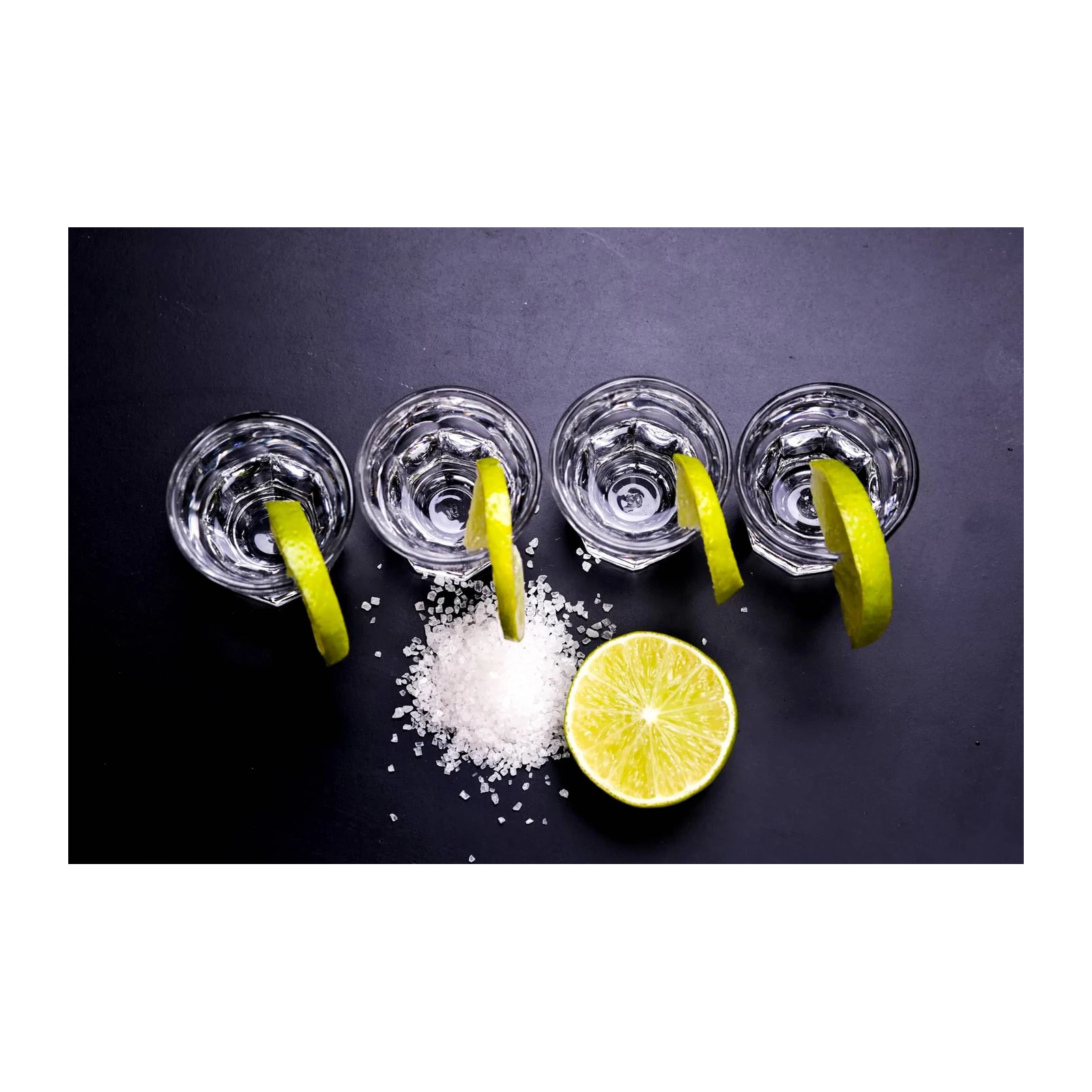 Vibrant Lime & Tequila Shot Wall Art
