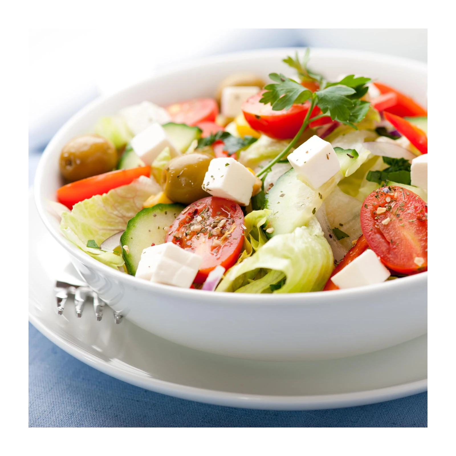 Fresh Greek Salad Delight Wall Art