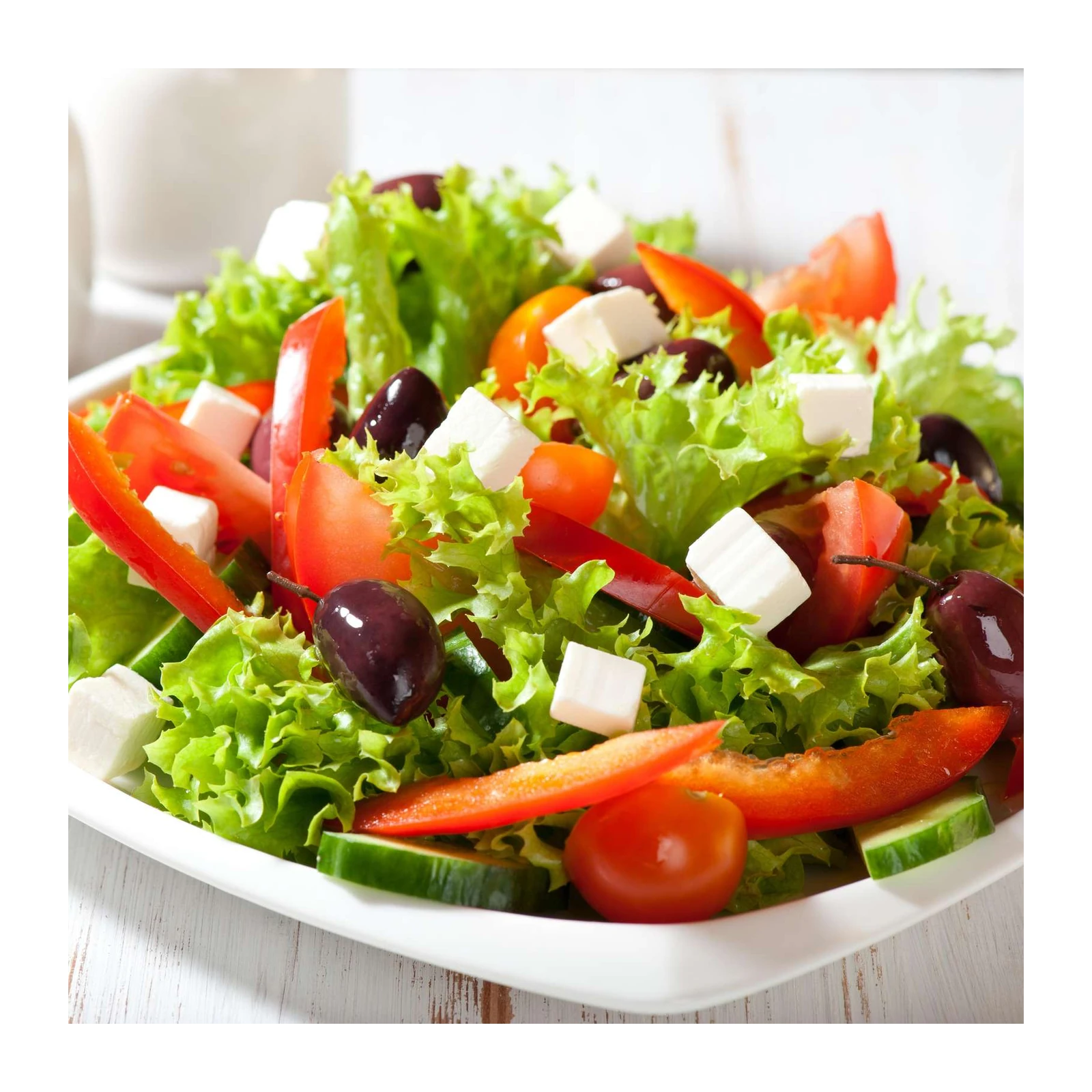 Vibrant Greek Salad Art Wall Art