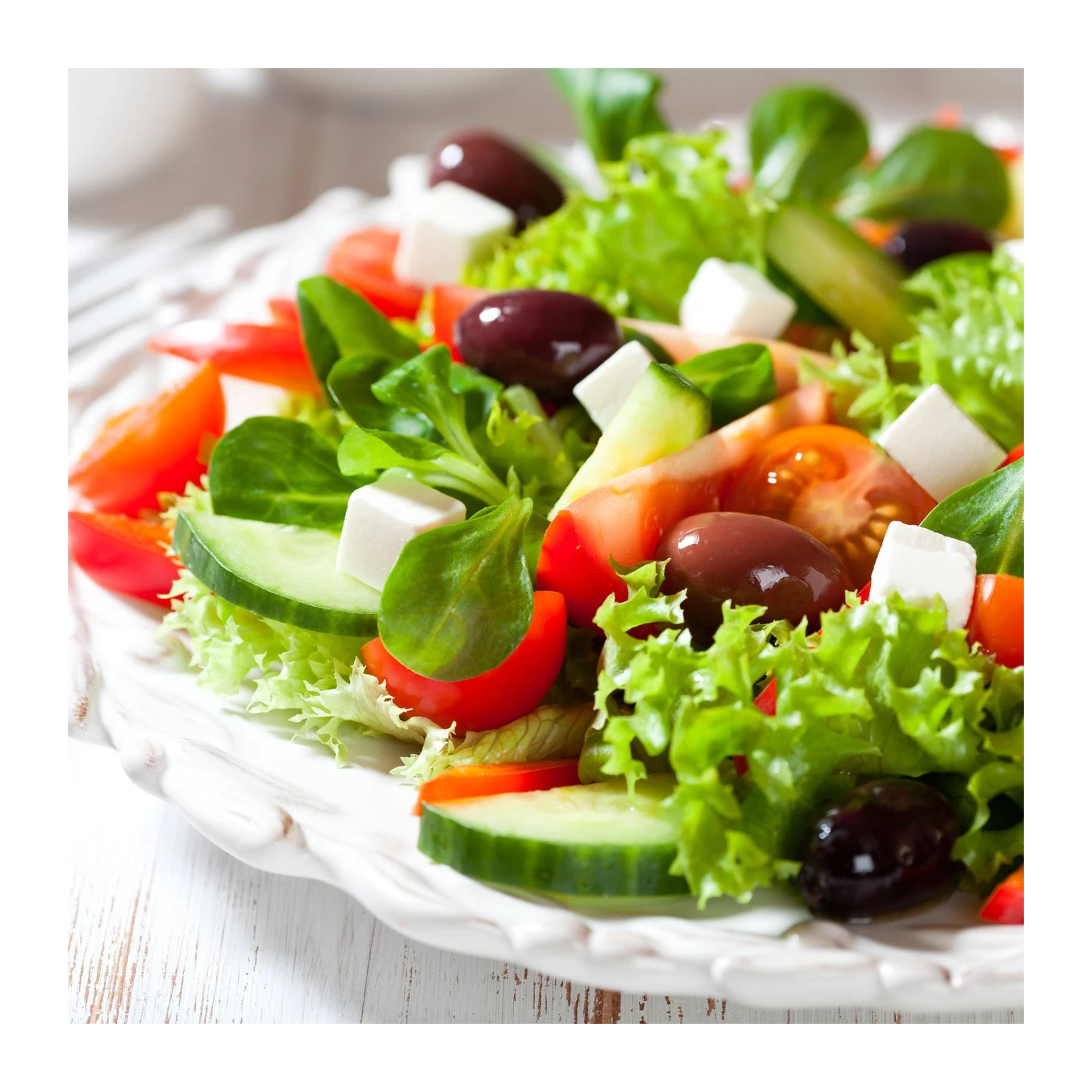 Fresh Greek Salad Gourmet Food Wall Art