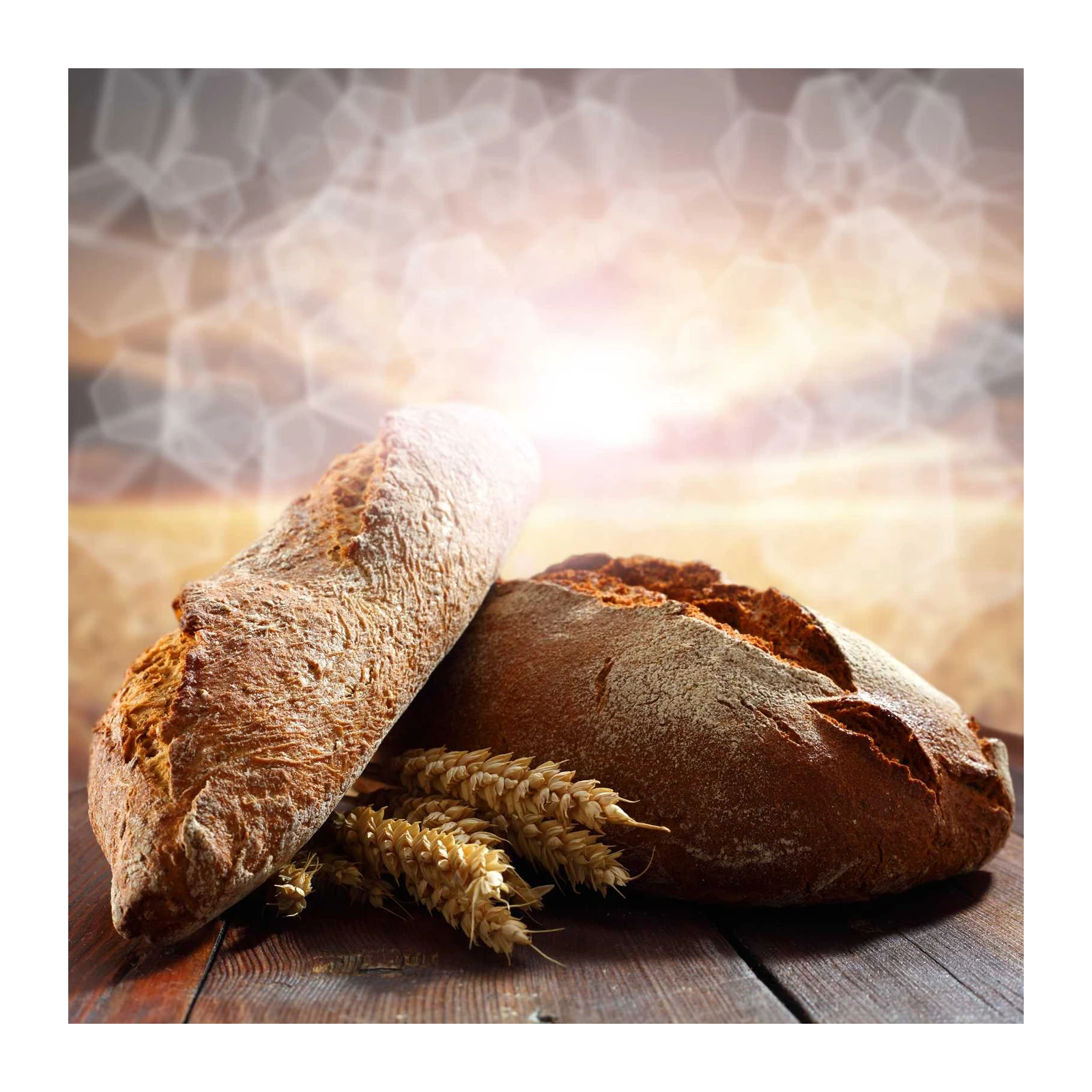 Artisanal Bread & Wheat Field Wall Art